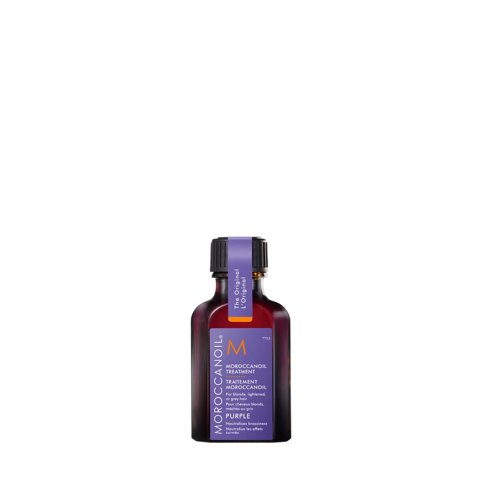 Moroccanoil Treatment Purple Hair Oil for Blonde Hair, 0.85 Fl. Oz. 🍁 All In One Marketplace Canada