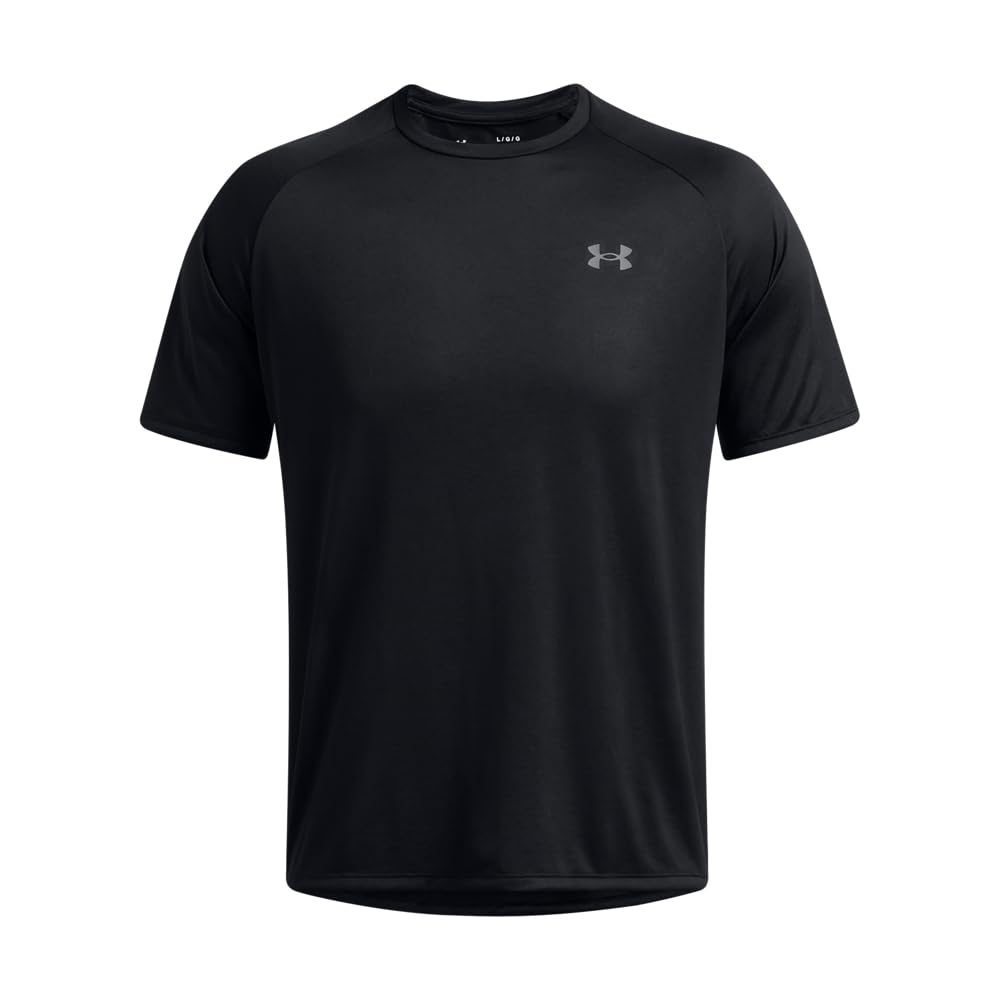 Under Armour mens Tech 2.0 Short-Sleeve T-Shirt , Black (001)/Graphite , Medium 🍁 All In One Marketplace Canada