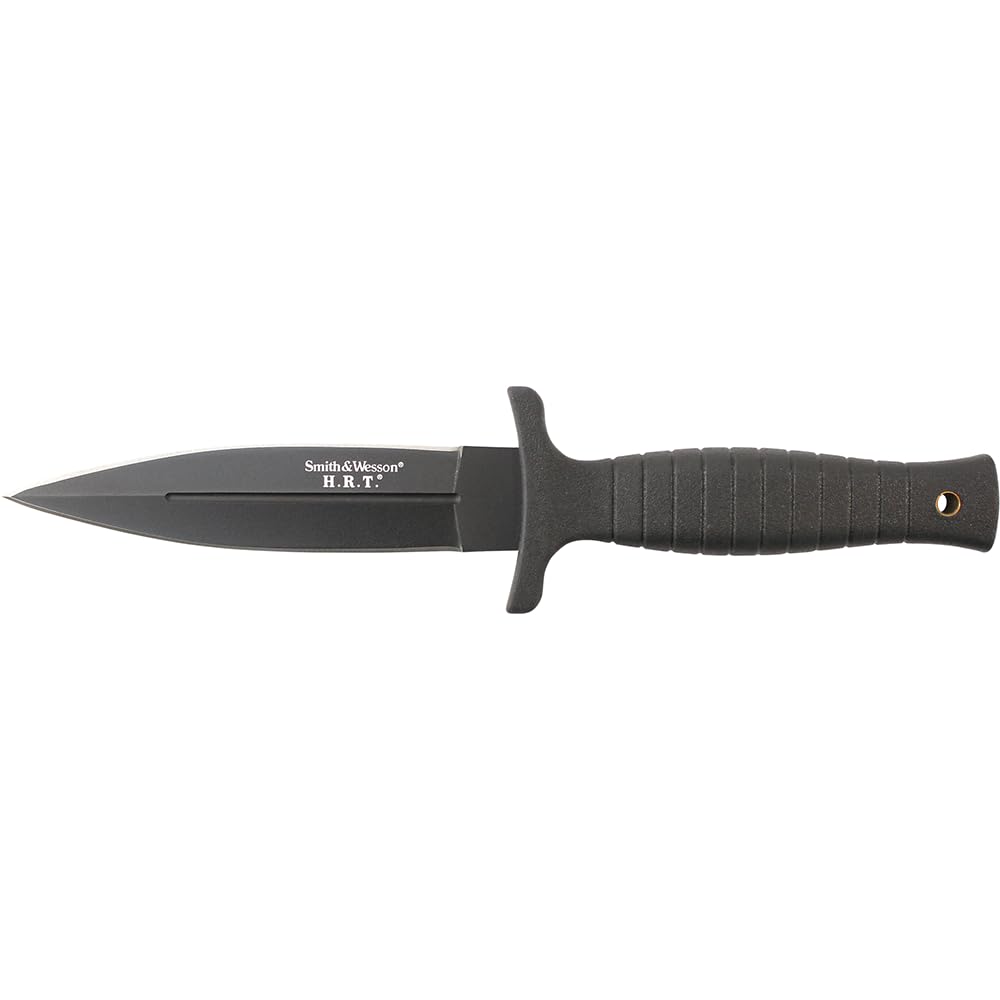 Smith & Wesson 9" H.R.T Double Edged Boot Knife,Black 🍁 All In One Marketplace Canada