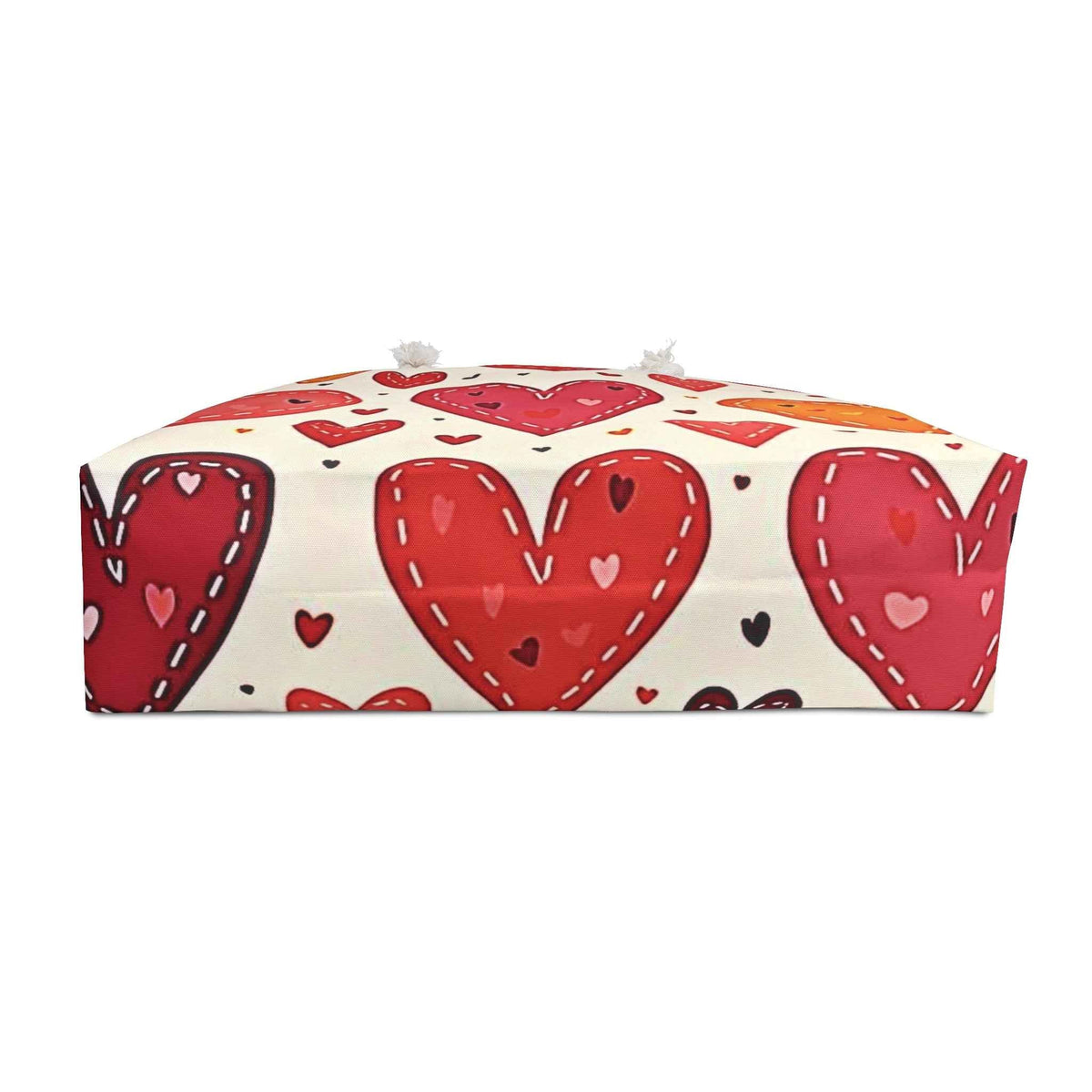 Hand-Drawn Hearts Weekender Bag | Valentine Pattern Tote