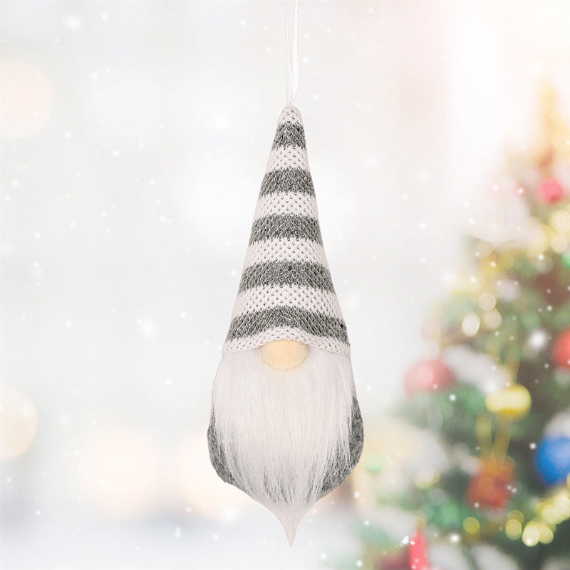 Knitted Christmas Tree Pendant Ornaments – Small Hanging Decor, 3 Styles