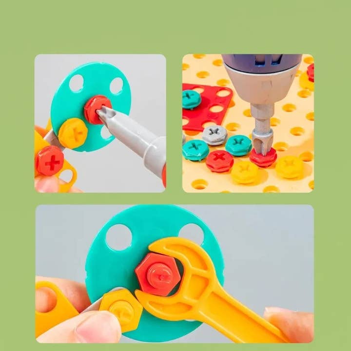 VIGOR - Play Toolbox Bear with Drill - Ages 3+