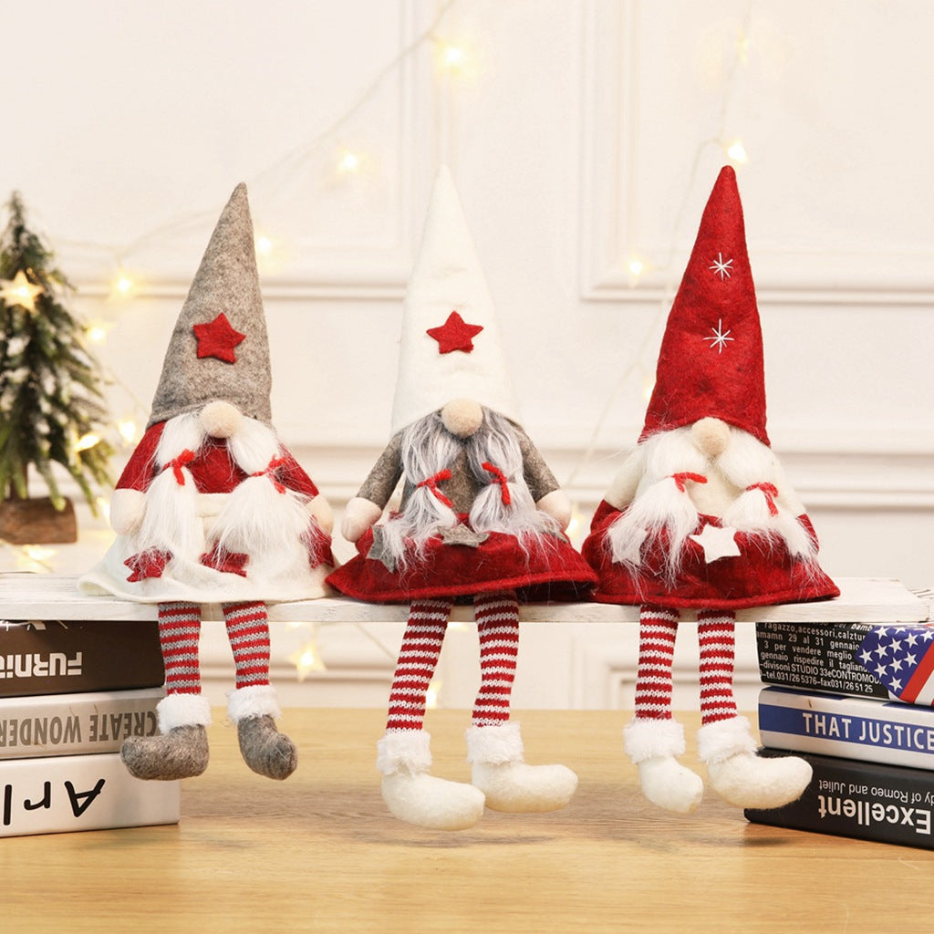 Christmas Gnome Figurine Holiday Table Decor