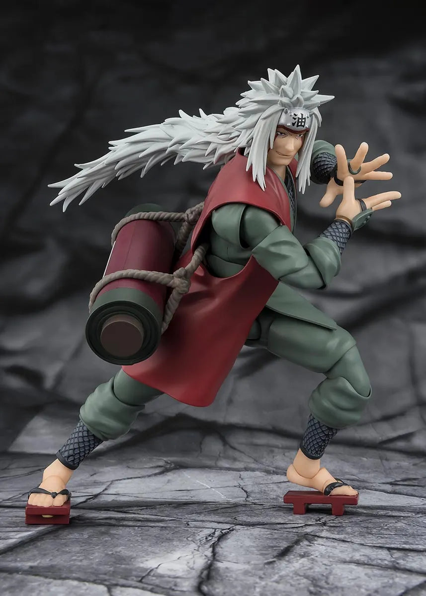 Naruto: Shippuden S.H.Figuarts Jiraiya -Hidden Leaf Heroic Master Sage- (Sage Mode Set)