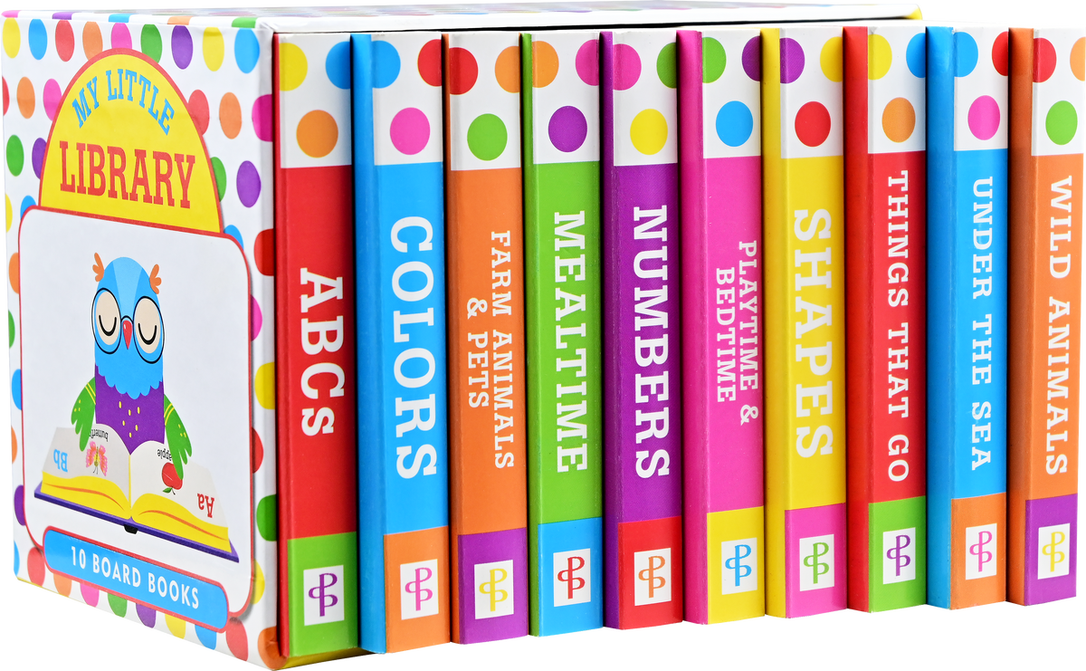Peter Pauper Press - My Little Library (Set of 10 Board Books) - Ages 0–3