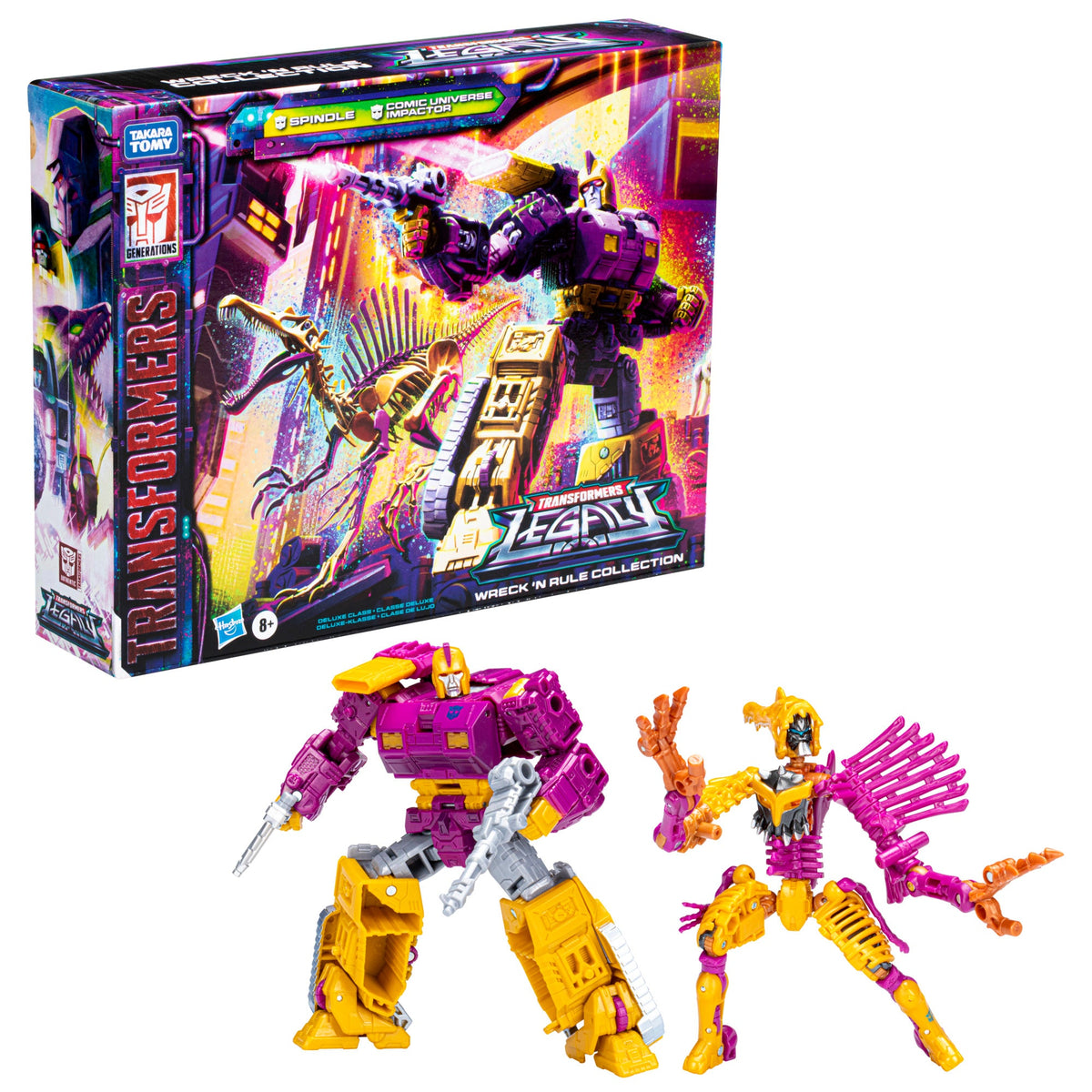 Transformers Legacy Wreck ‘N Rule Collection Comic Universe Impactor and Spindle