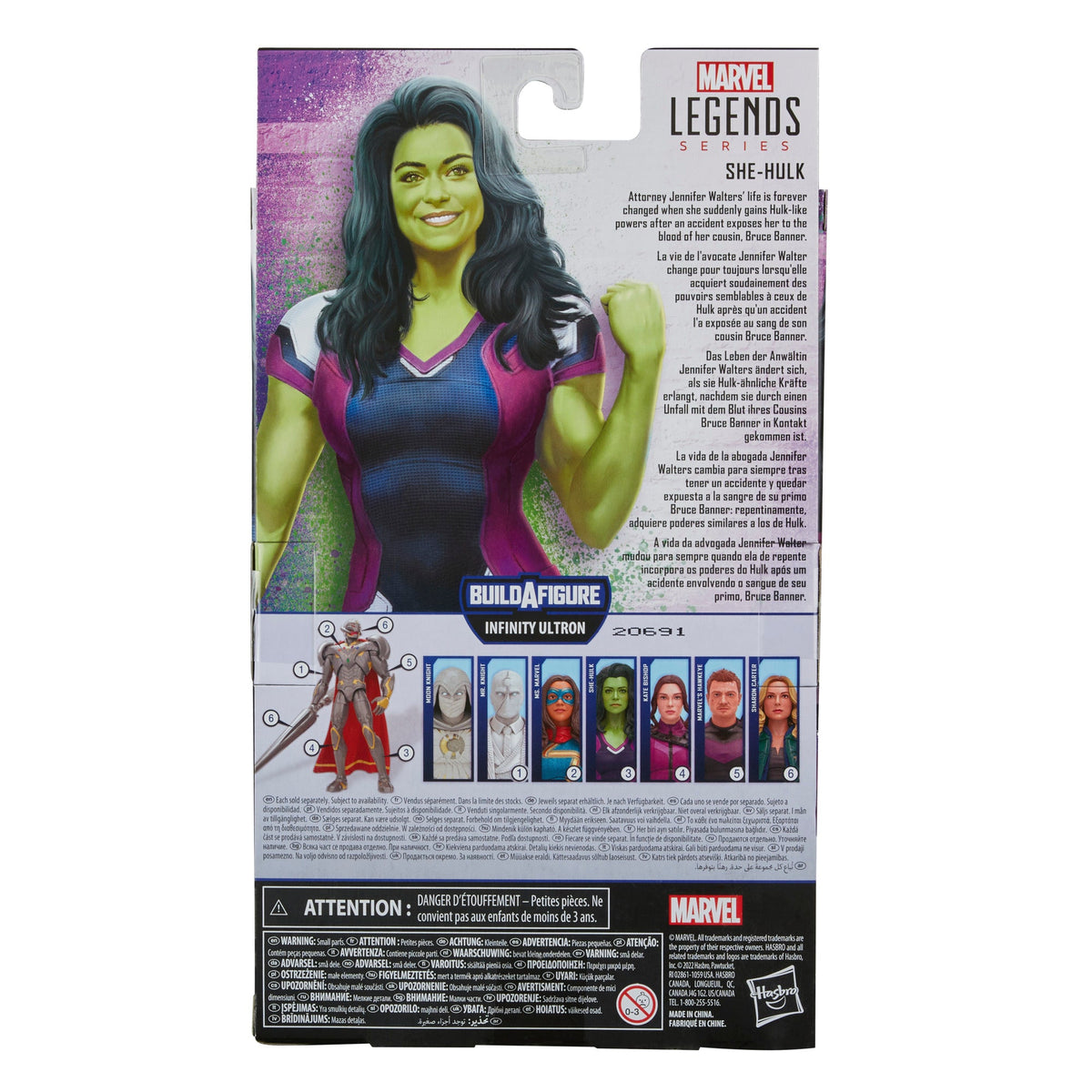Marvel Legends Series Disney Plus She-Hulk (infinity Ultron BAF)