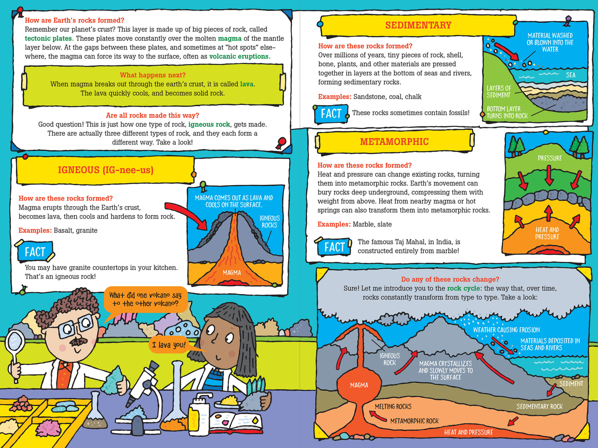 Peter Pauper Press - 100 Questions about Rocks and Minerals - Ages 7+