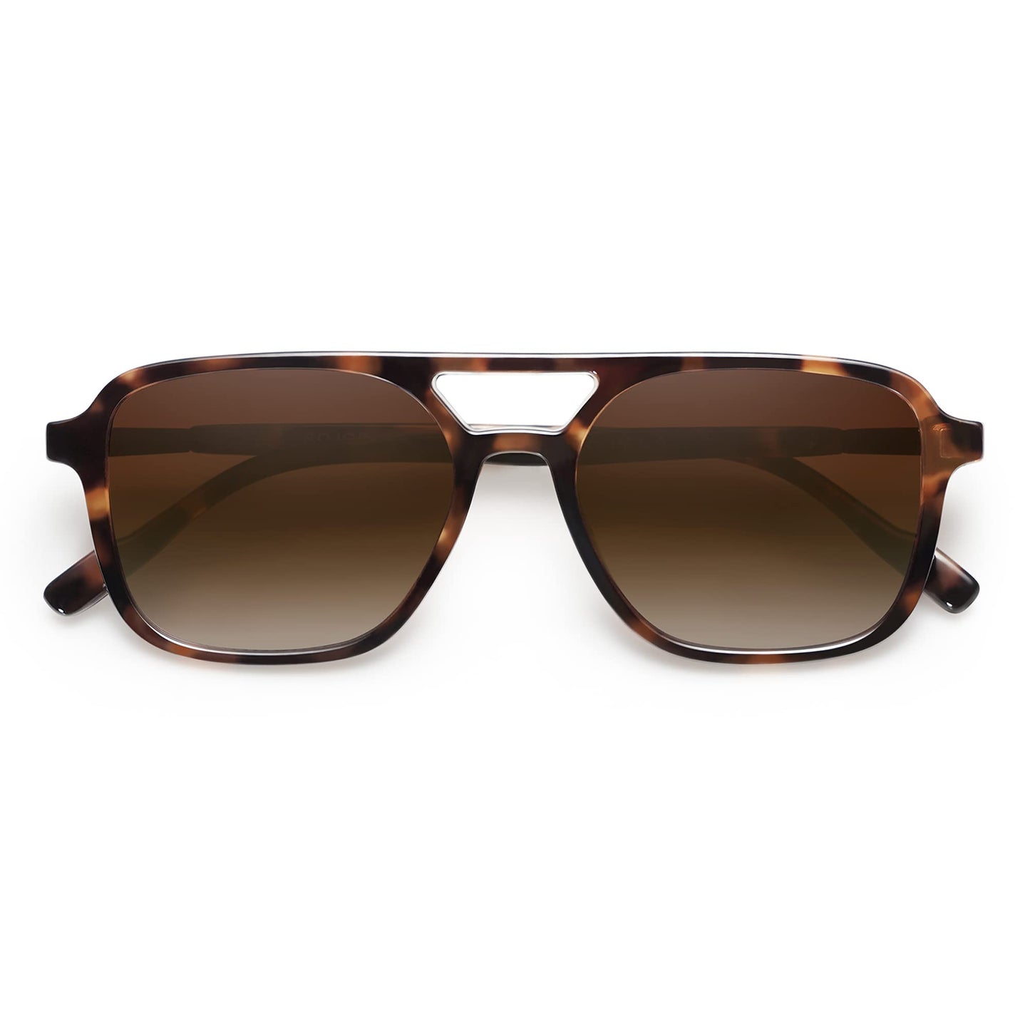 SOJOS Retro Aviator Sunglasses for Women Men,Trendy Rectangle Womens Mens Shades Sun Glasses SJ2202 Tortoise Frame Brown Grading Lens 🍁 All In One Marketplace Canada