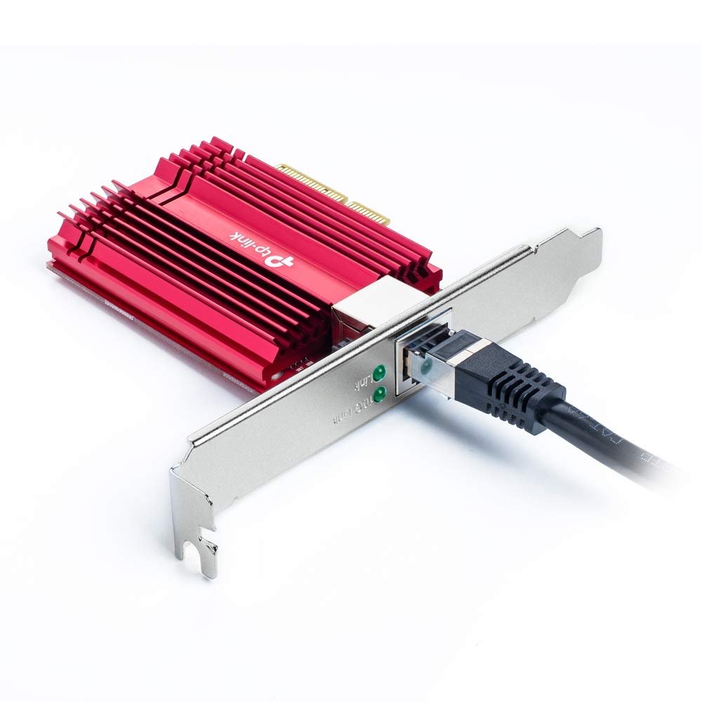 TP-Link 10GB PCIe Network Card (TX401) - PCIe to 10 Gigabit Ethernet Network Adapter, Supports Windows 11/10/8.1/8/7, Windows Servers 2019/2016/2012 R2, and Linux, Including a CAT6A Ethernet Cable 🍁 All In One Marketplace Canada