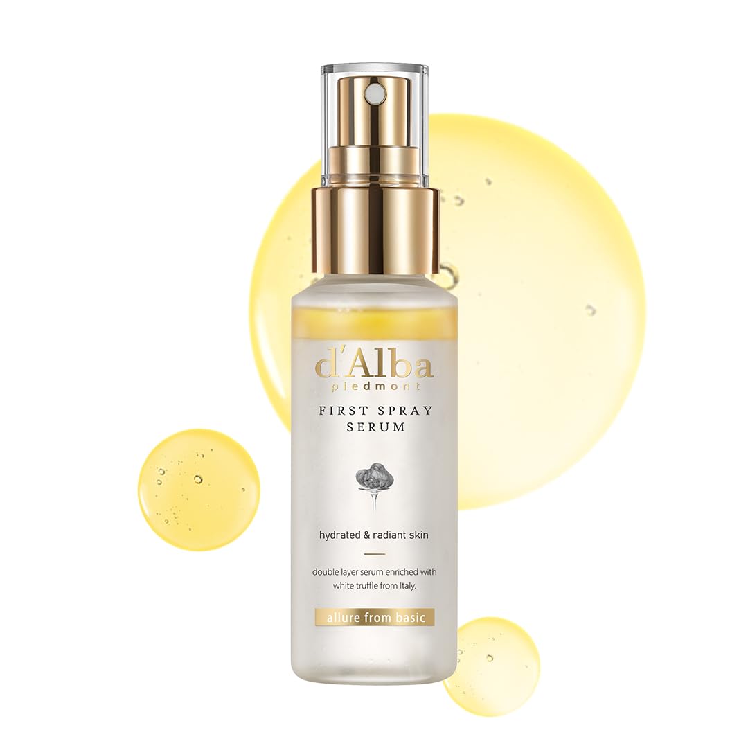 d'alba Piedmont Italian White Truffle First Spray Serum, Vegan Skin Care, Hydrating Face Moisturizer, Glow Serum for Radiant Skin, Non Comedogenic, All In One Mist, Korean skincare, 50ml 🍁 All In One Marketplace Canada