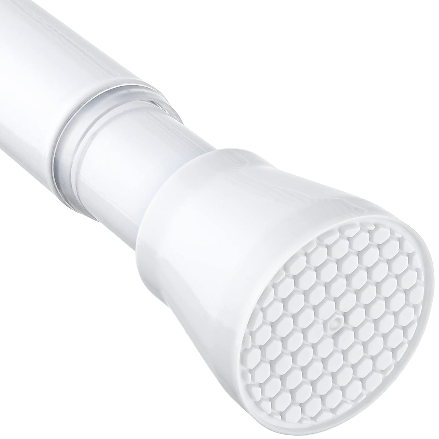 White Tension Curtain Rod for Windows 28 to 48 inch, Adjustable Expandable Pressure Spring Curtain Rod No Drilling, 7/8" Curtain Rod for Bedroom Doorway Closet Door 🍁 All In One Marketplace Canada