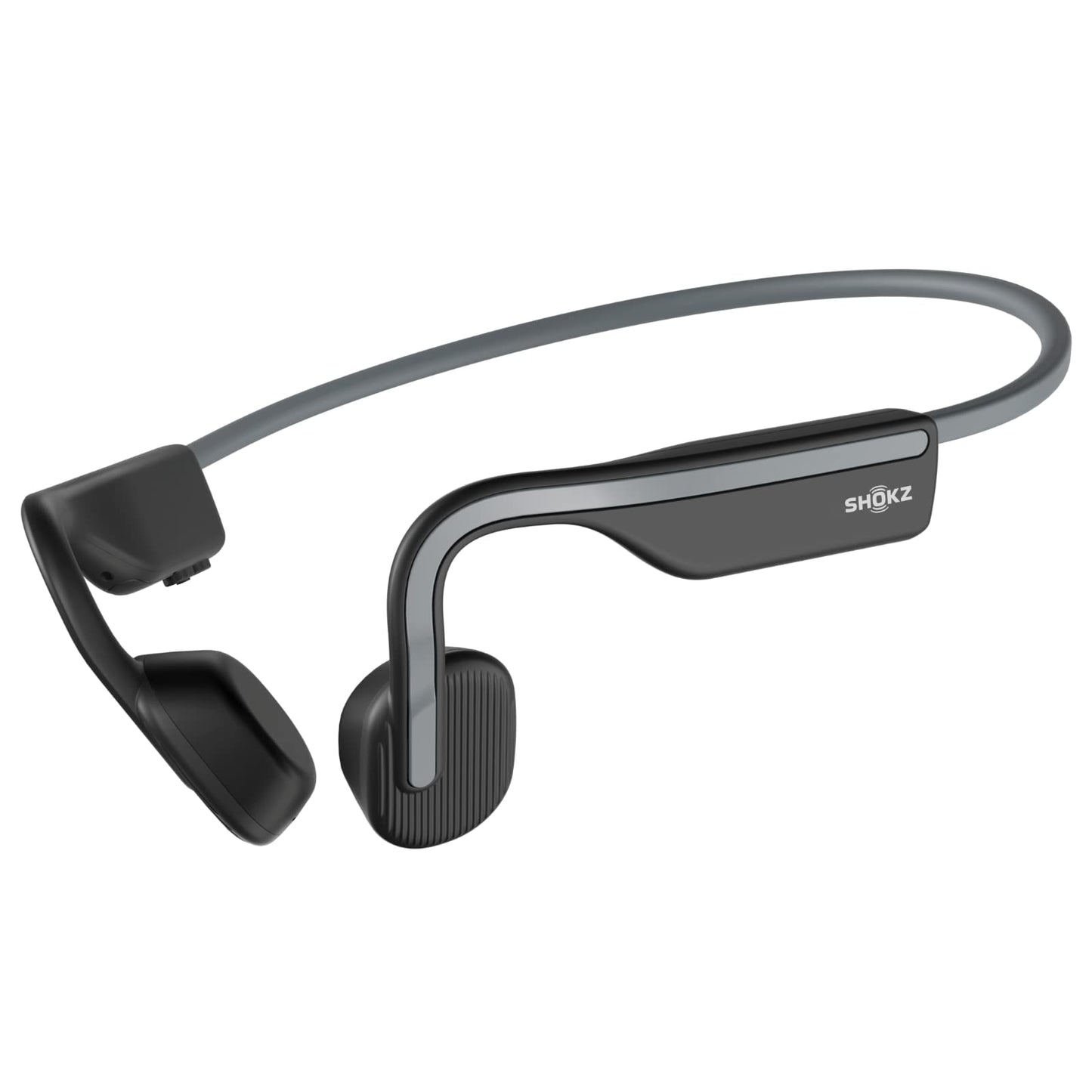 Shokz (AfterShokz) OpenMove - Open-Ear Bluetooth Sport Headphones - Bone Conduction Wireless Earphones - Sweatproof for Running and Workouts, with Sticker Pack (Grey) 🍁 All In One Marketplace Canada