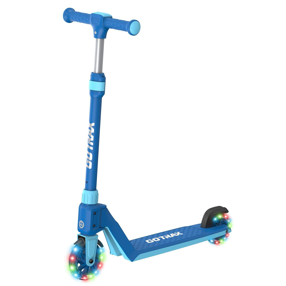 Gotrax K03 Kick Scooter for Kids, 5" LED Lighted Wheels and Adjustable Handlebars, Lightweight Design and Anti-Slip Deck, Max Load 110 Lbs, Kids Scooter for Boys & Girls Ages 3+, Blue 🍁 All In One Marketplace Canada