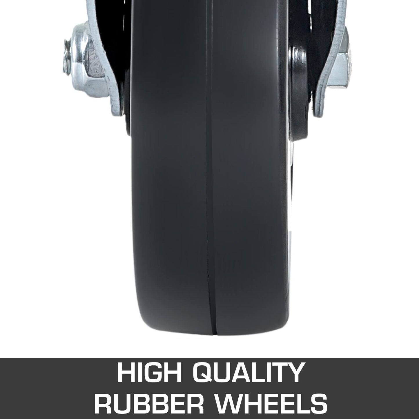 VEVOR 4 Pack 8 Inch Iron Core Polyurethane Swivel Caster with Dual Locking Brake Adjustable Legs 1100LBS Capacity per Wheel 🍁 All In One Marketplace Canada