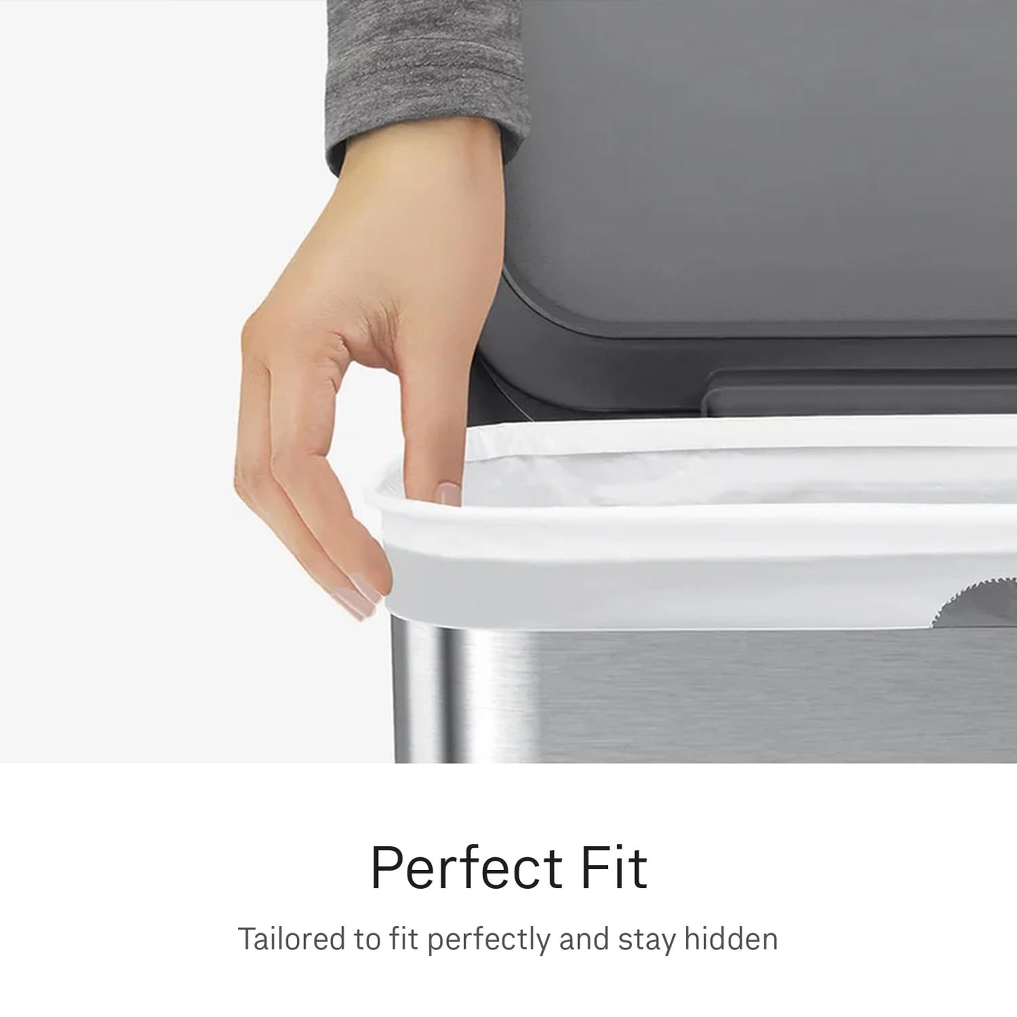 simplehuman Code R 100 Count, Dispenser Pack Custom Fit Liners, Drawstring Trash Bags, 10L / 2.6 Gallons, White 🍁 All In One Marketplace Canada