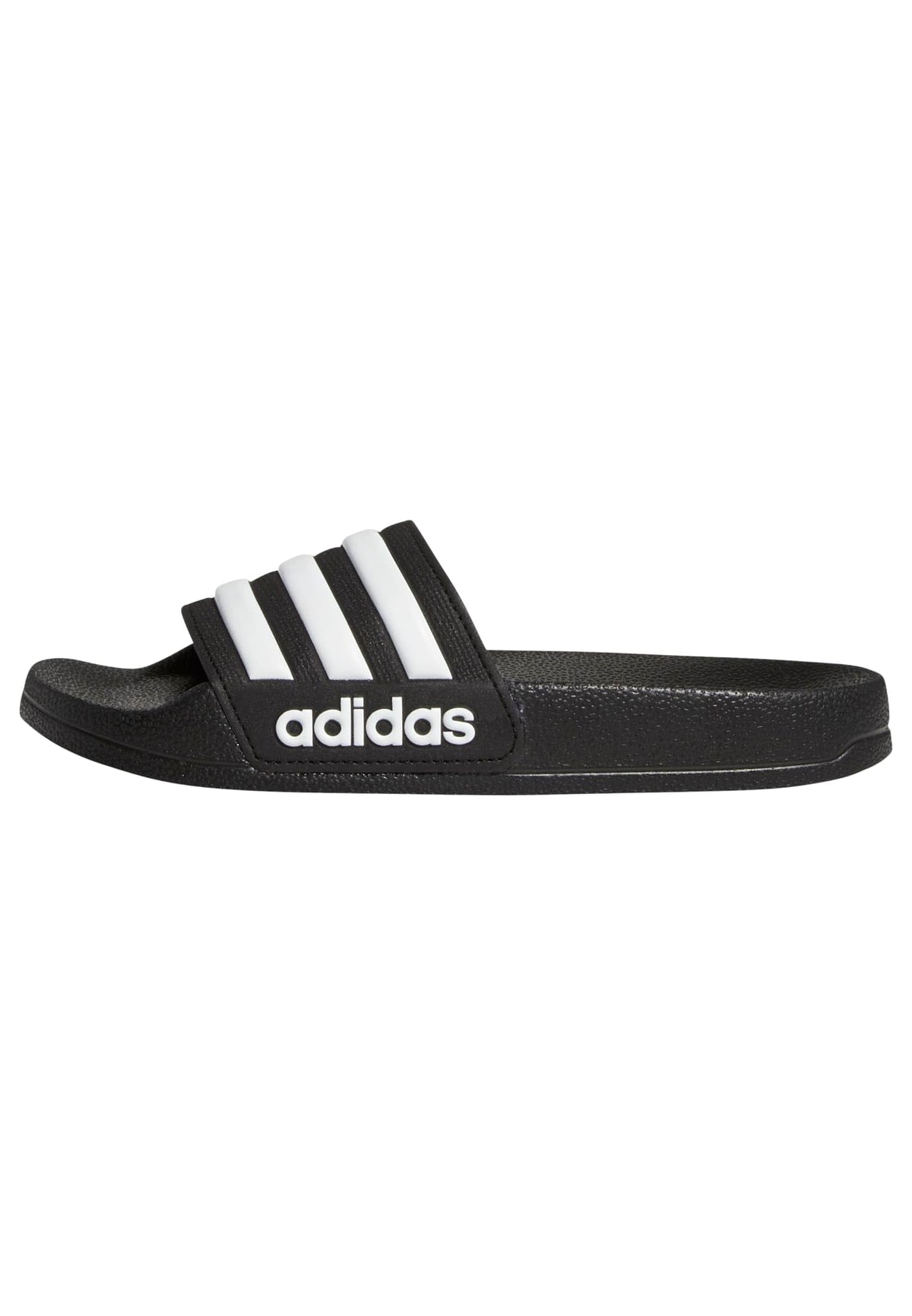 adidas Unisex Kids Adilette Shower, Core Black/White/Core Black, 5/Big Kid 🍁 All In One Marketplace Canada