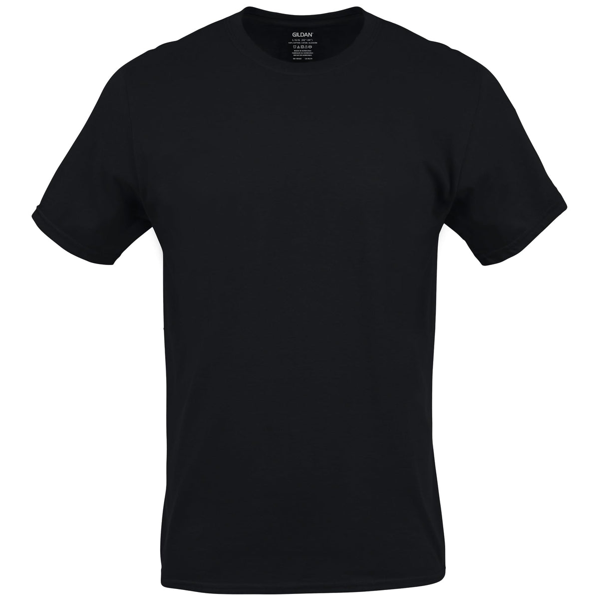 Gildan Men's Crew T-Shirts, Multipack, Style G1100, Black (12-Pack), Medium 🍁 All In One Marketplace Canada