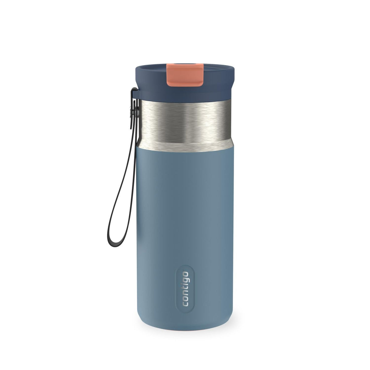 Contigo DualSip 16 oz Compact Water Bottle w/ 2-Way Lid (Drink from Straw or Spout) | Vacuum-Insulated Stainless Steel for Cold Drinks | 100% Leakproof | BPA & Lead-Free | Dishwasher Safe 🍁 All In One Marketplace Canada