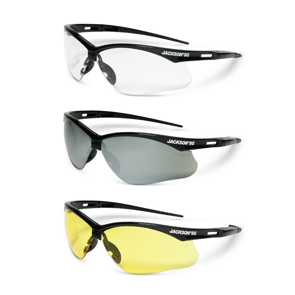 Jackson Safety 3-Pack SG Safety Glasses for Men & Women - CSA Z94.3 🍁 All In One Marketplace Canada