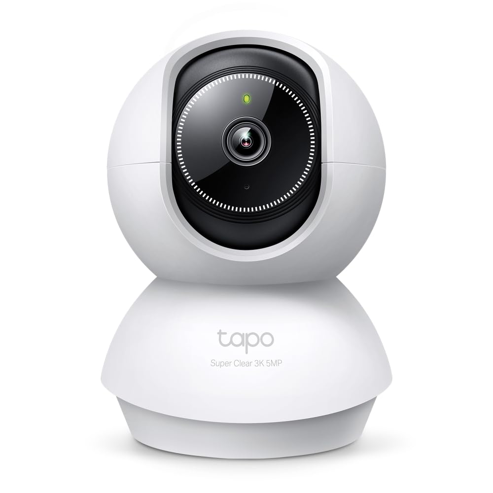 Tapo 3K 5MP Pan/Tilt Security WiFi Camera, Baby & Pet Camera, 360° Motion Tracking, 2-Way Audio, 40Ft. Night Vision, Cloud & Local Storage (Up to 512 GB), Works w/Alexa & Google (Tapo C230) 🍁 All In One Marketplace Canada