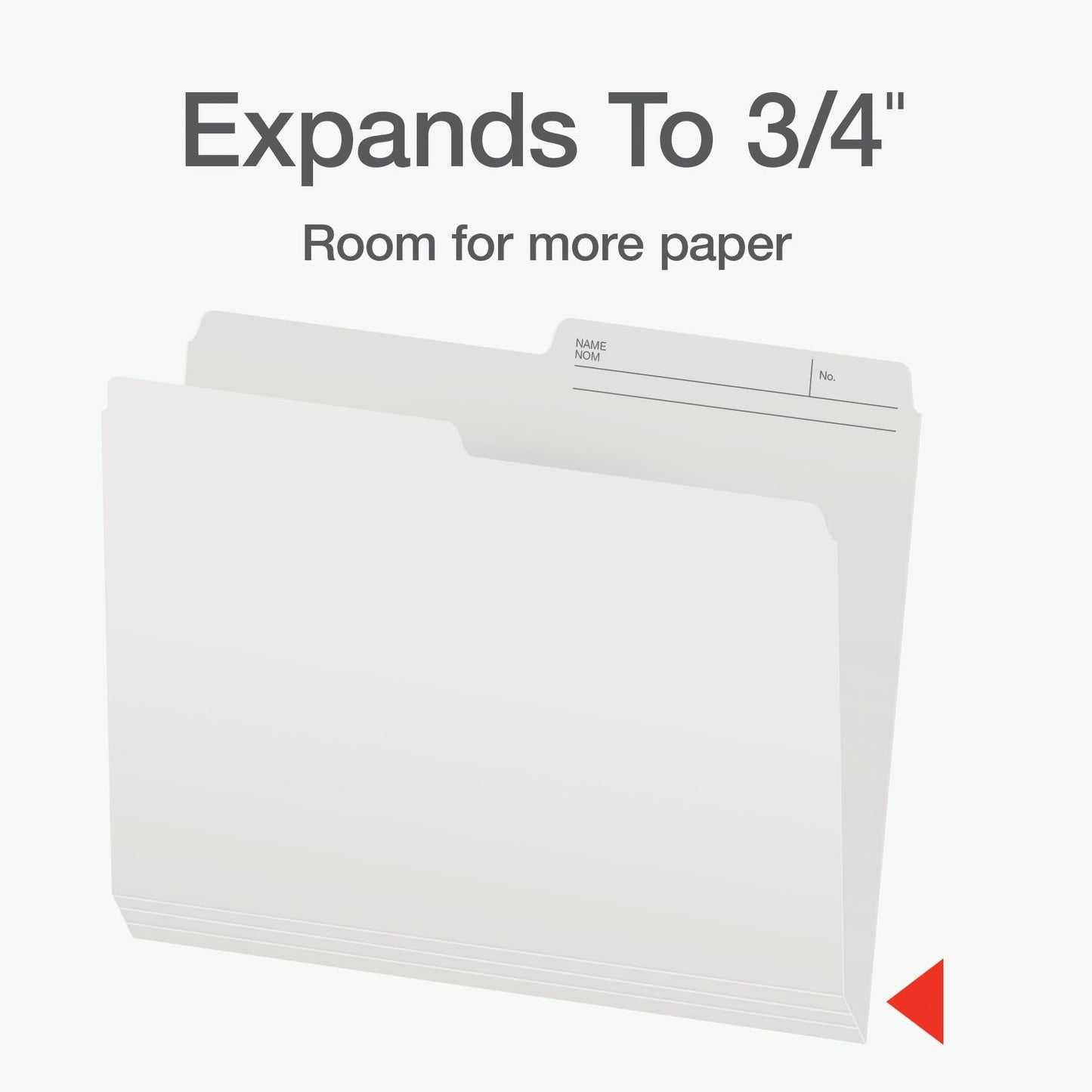 Pendaflex File Folders, 100-Pack, Letter Size 8.5" x 11", Reversible 1/2 Cut Tabs, Tear-Resistant Durable Paper Stock, Ivory, for Office Supplies, School Projects, Home Filing Systems 🍁 All In One Marketplace Canada