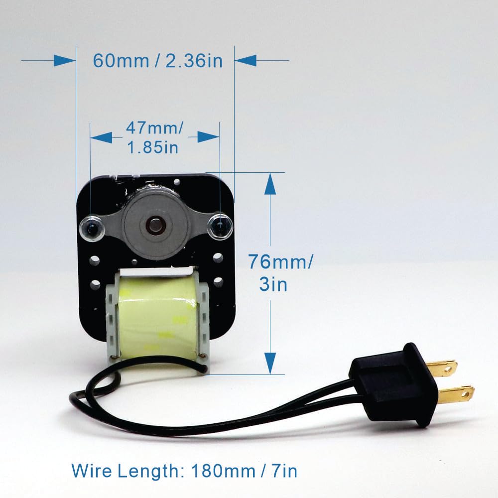 SM550, Universal Bathroom Vent Fan Motor Replacement Kit, 50 CFM, Compatible with Bay Motors, Sears 569, Uppco, Ventorola E498-1, Dayton, Nutone Broan and Many Other Units (1 Pack 🍁 All In One Marketplace Canada