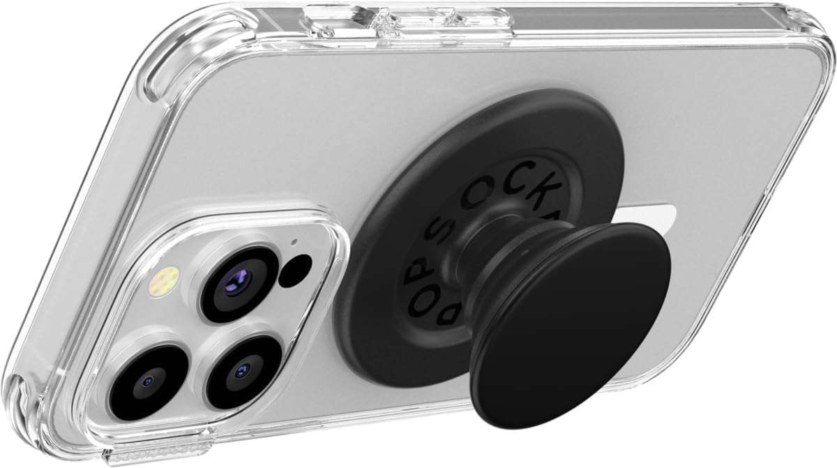 PopSockets Phone Grip for MagSafe with Kickstand, Magnetic Stand, Swappable Top, Secure Hold for iPhone MagSafe Cases, Phone & Tablet Grip - Black 🍁 All In One Marketplace Canada