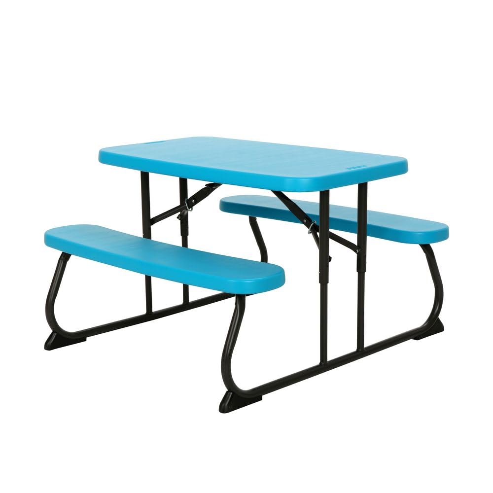 Lifetime Children's Outdoor Picnic Table in Glacier Blue 🍁 All In One Marketplace Canada