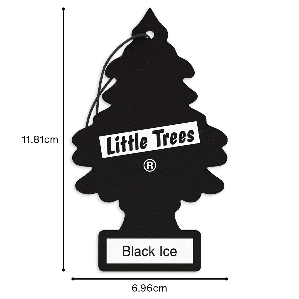 LITTLE Air Fresheners Car Air Freshener. Hanging Tree Provides Long Lasting Scent for Auto or Home. Black Ice, 24 Air Fresheners 🍁 All In One Marketplace Canada