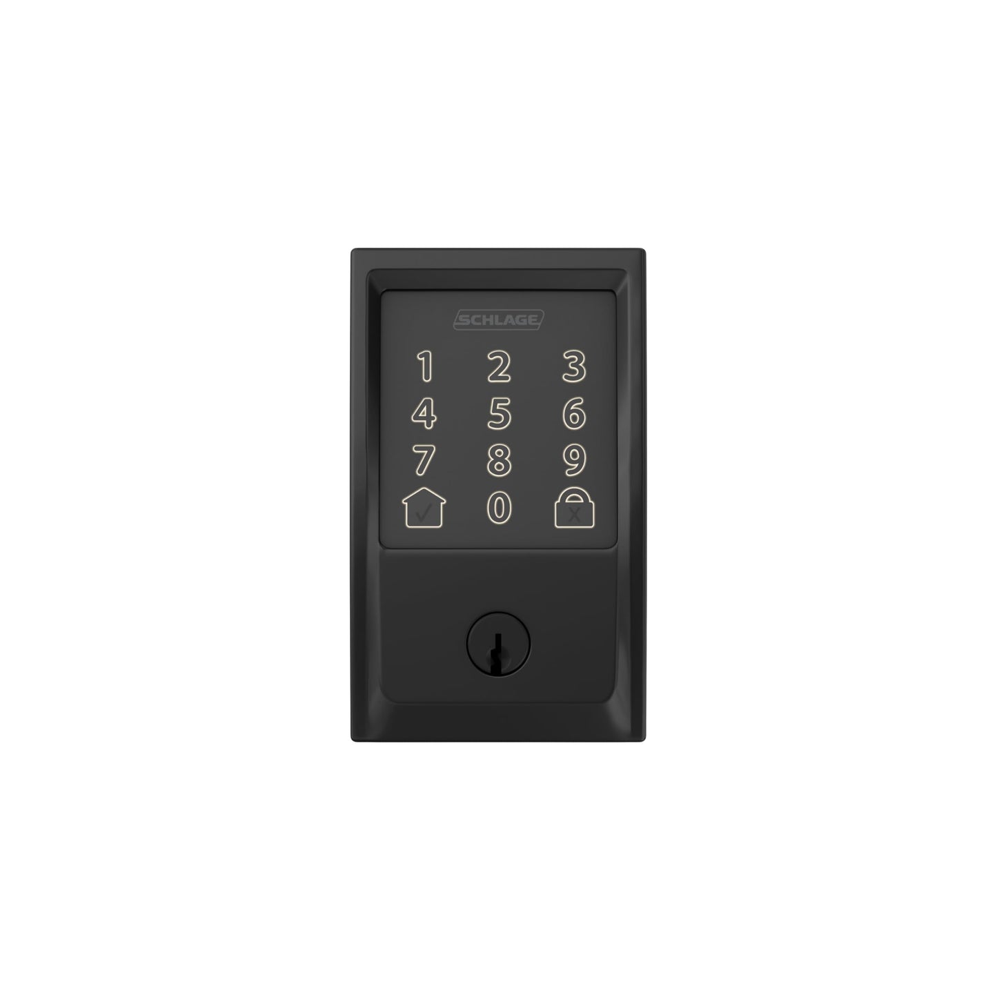 Schlage Encode Smart WiFi Deadbolt Lock with Greenwich Trim, Matte Black 🍁 All In One Marketplace Canada