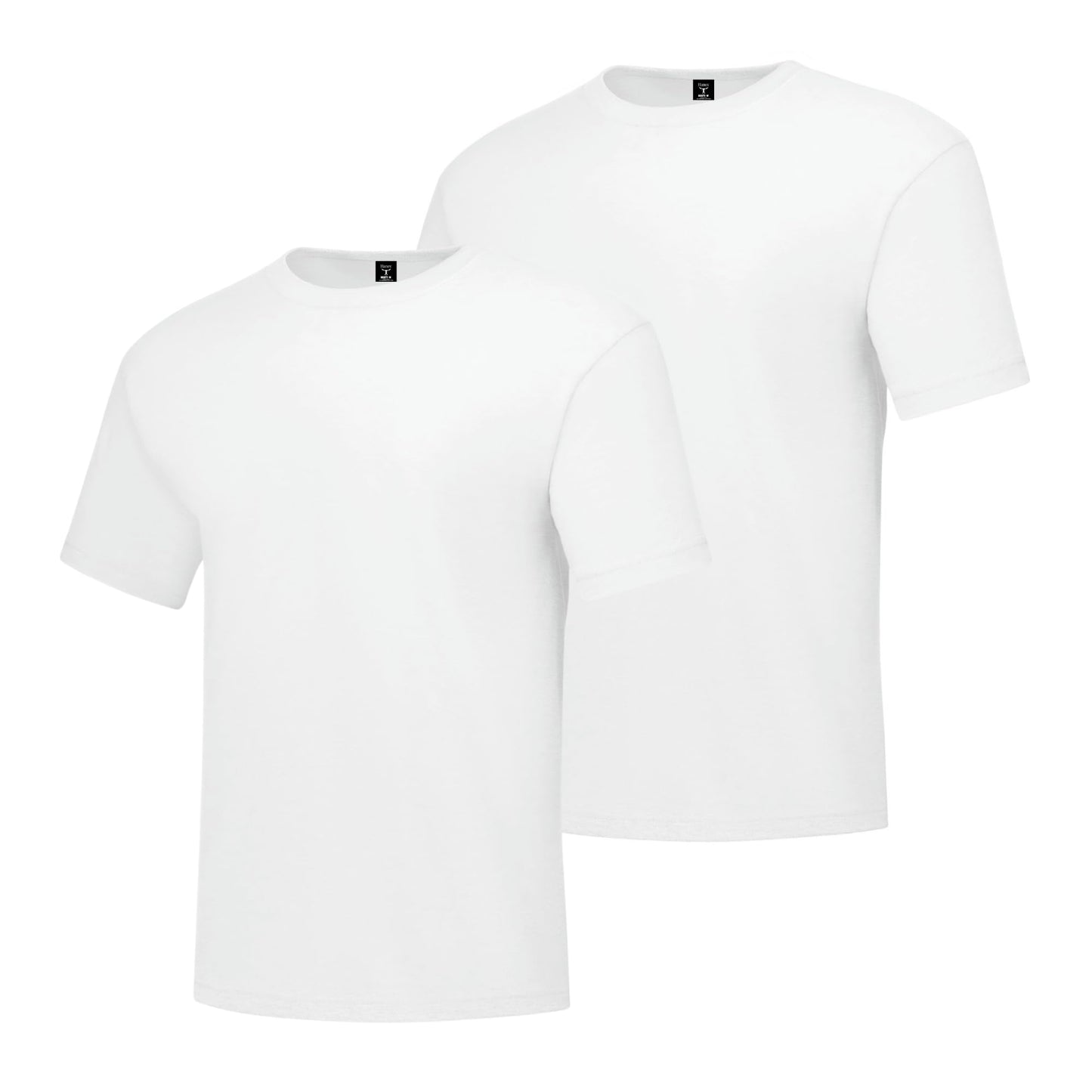 Hanes Mens Men's Beefy Tall Short Sleeve Tee Value Pack (2-Pack) Fashion t Shirts, White, XX-Large Tall US 🍁 All In One Marketplace Canada