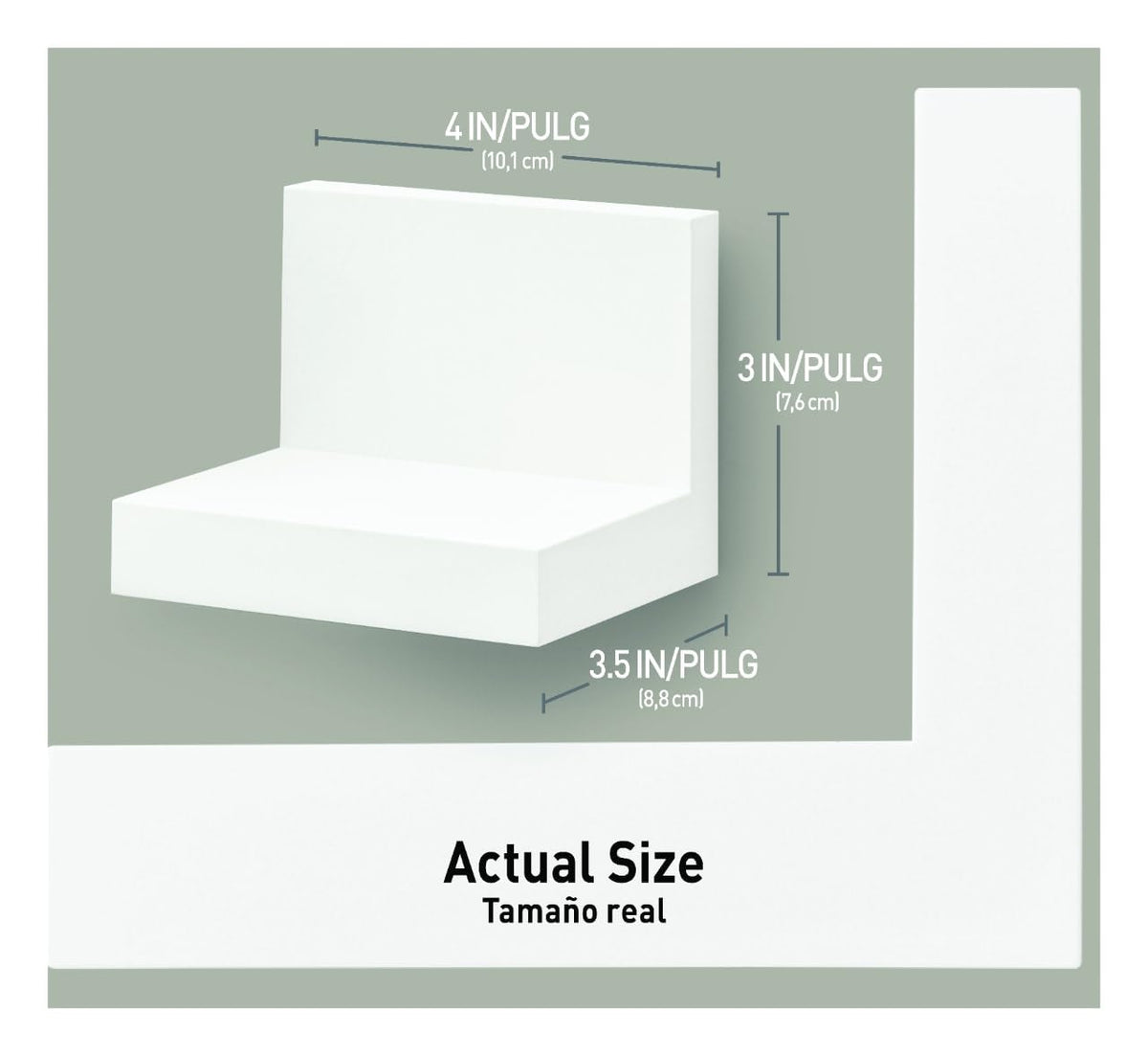 Command Display Floating Wall Shelves, 2 Ledges 8 Strips, Damage-free Decorating, Quartz 🍁 All In One Marketplace Canada