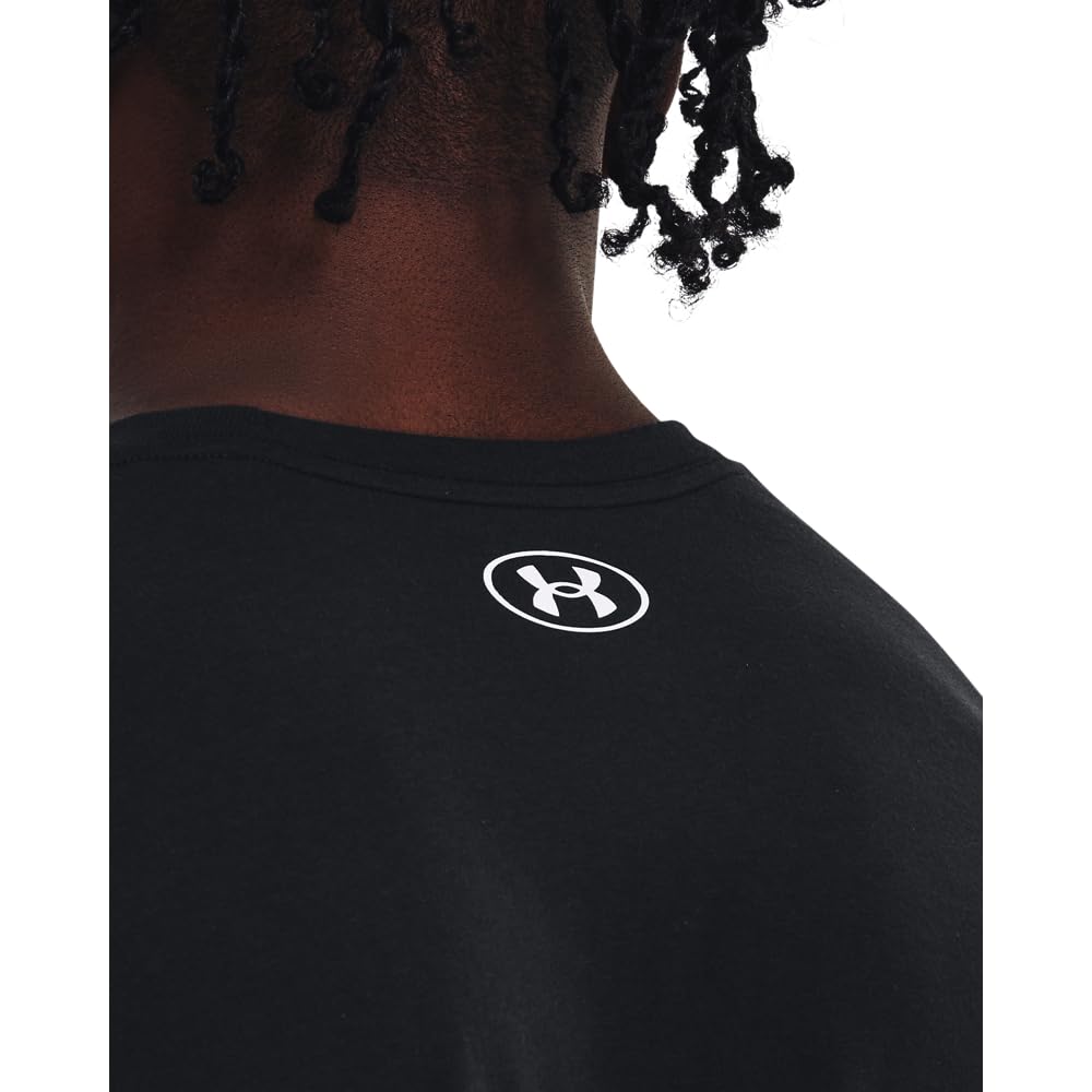 Under Armour Men's Sportstyle Logo Short Sleeve T Shirt, (001) Black / / White, 3X-Large 🍁 All In One Marketplace Canada