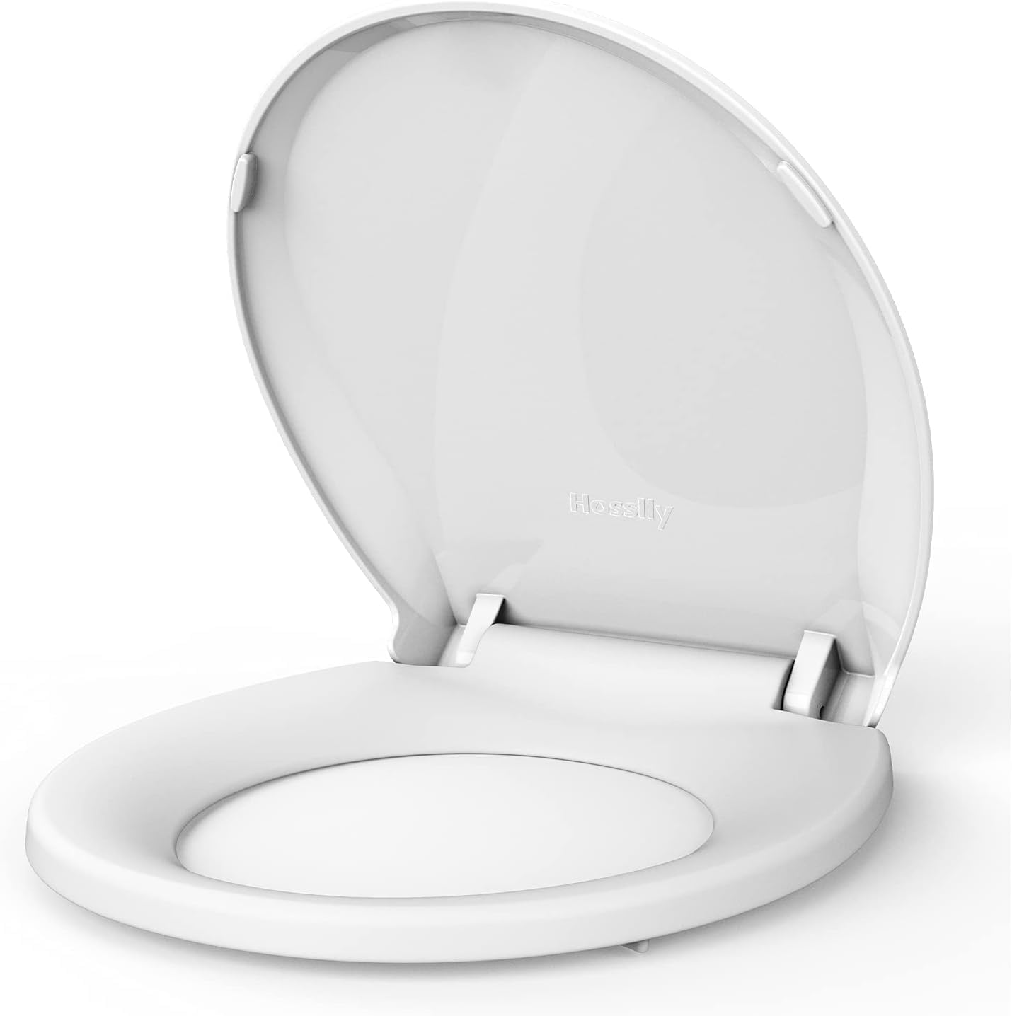 Soft Close Commercial Toilet Seat – 17 Round, Thickened White PP, Quiet Lid, Easy Install & Clean, Never Loosen, Restroom Grade, Fits Most Standard Toilets – Size: 17/19" 🍁 All In One Marketplace Canada