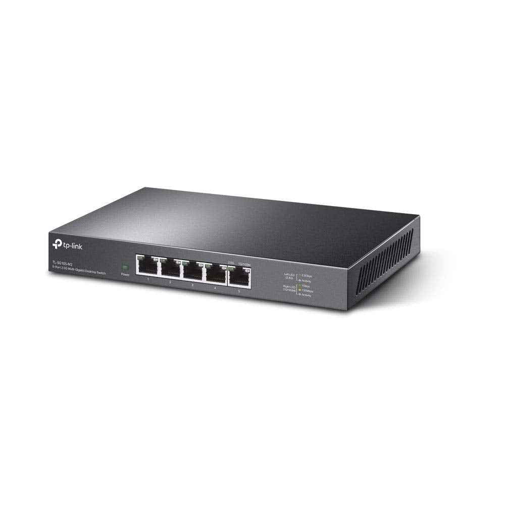 TP-Link TL-SG105-M2 | 5 Port Multi-Gigabit Unmanaged Network Switch, Ethernet Splitter | 2.5G Bandwidth | Plug & Play | Desktop/Wall-Mount | Fanless Metal Design 🍁 All In One Marketplace Canada