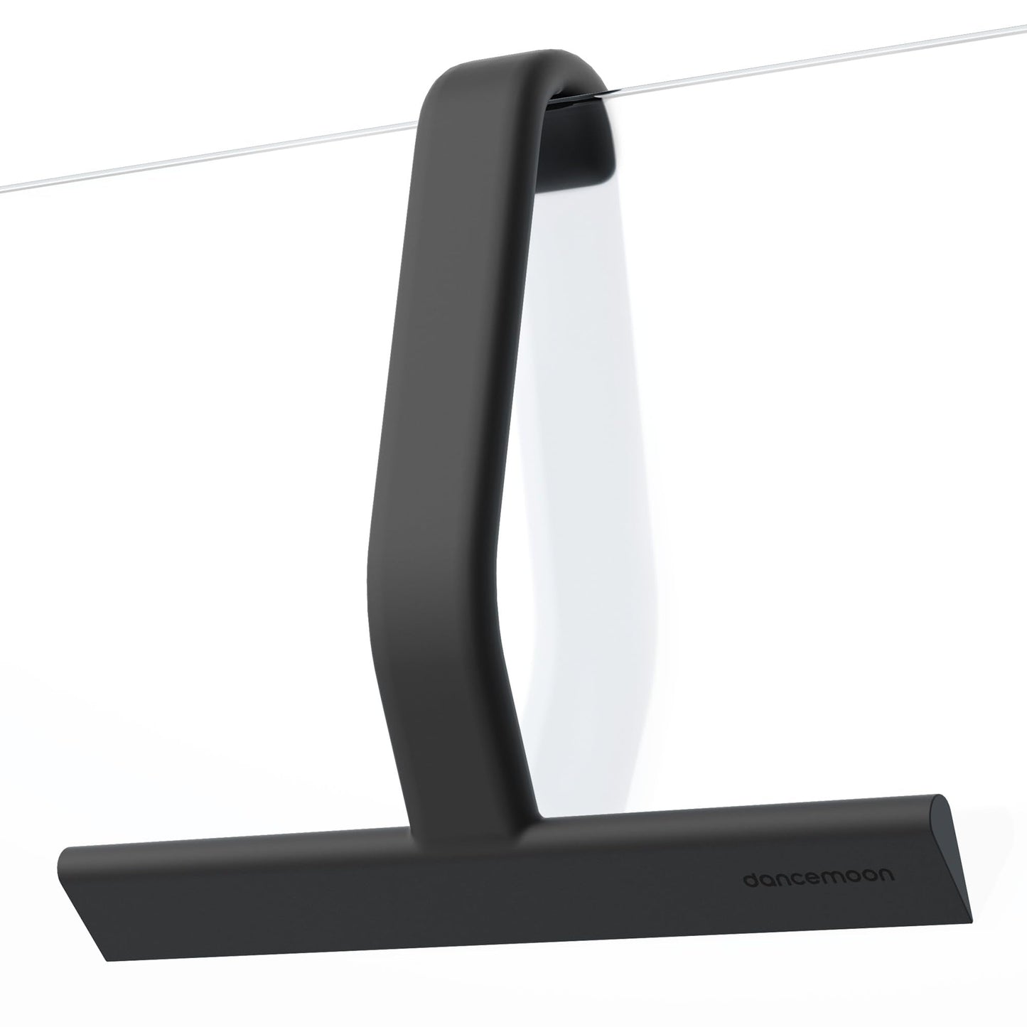 dancemoon JustHang Shower Squeegee for Glass Doors, All-One-Piece Silicone with Built-in Hook Design for Easy Hanging, Household Window Mirror Squeegee for Bathroom, Glass, Tile Wall,Car 10-Inch Black 🍁 All In One Marketplace Canada