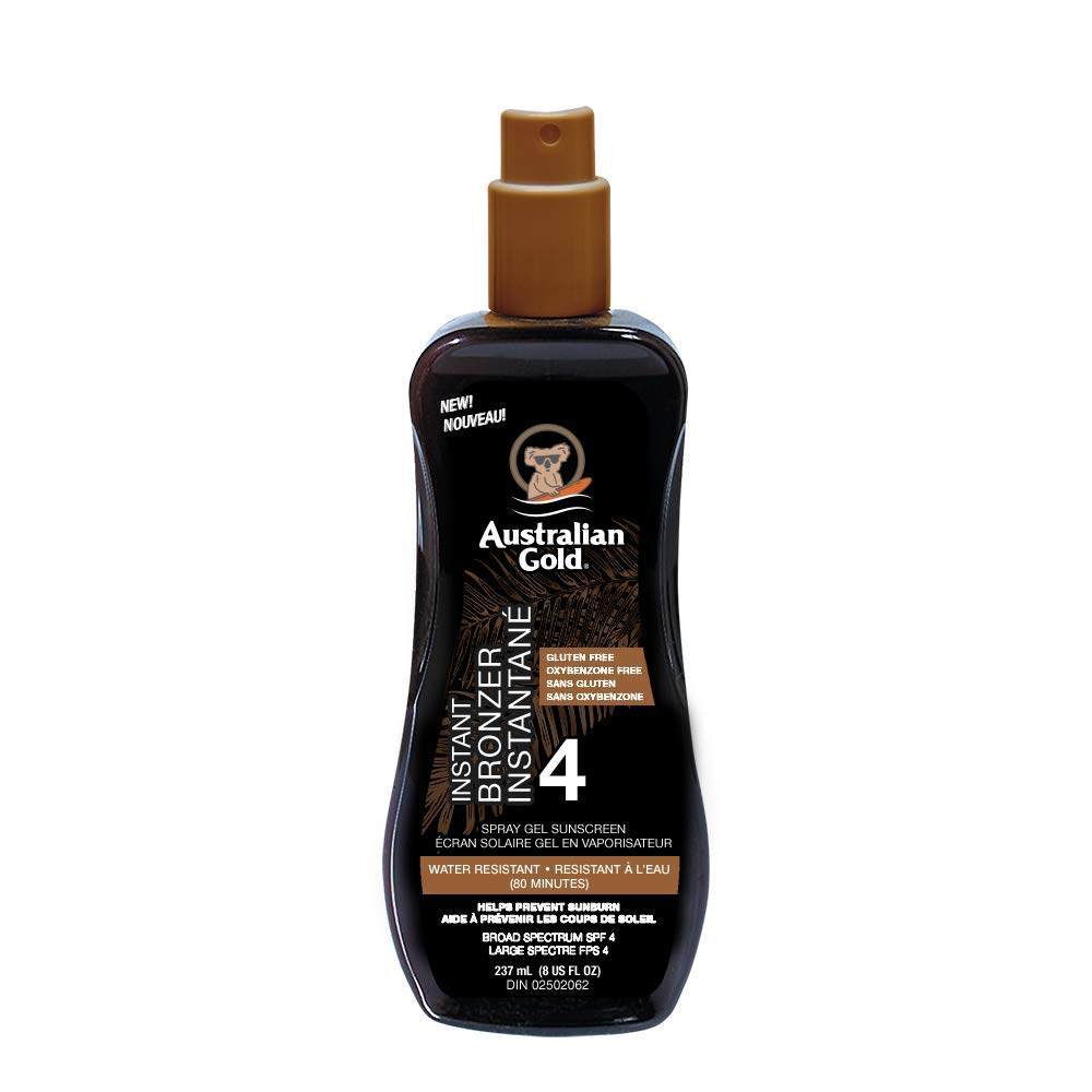 Australian Gold Spf 4 Spray Gel Bronzer, Fragrance: Cocoa Dreams, 237 Milliliters, brown 🍁 All In One Marketplace Canada