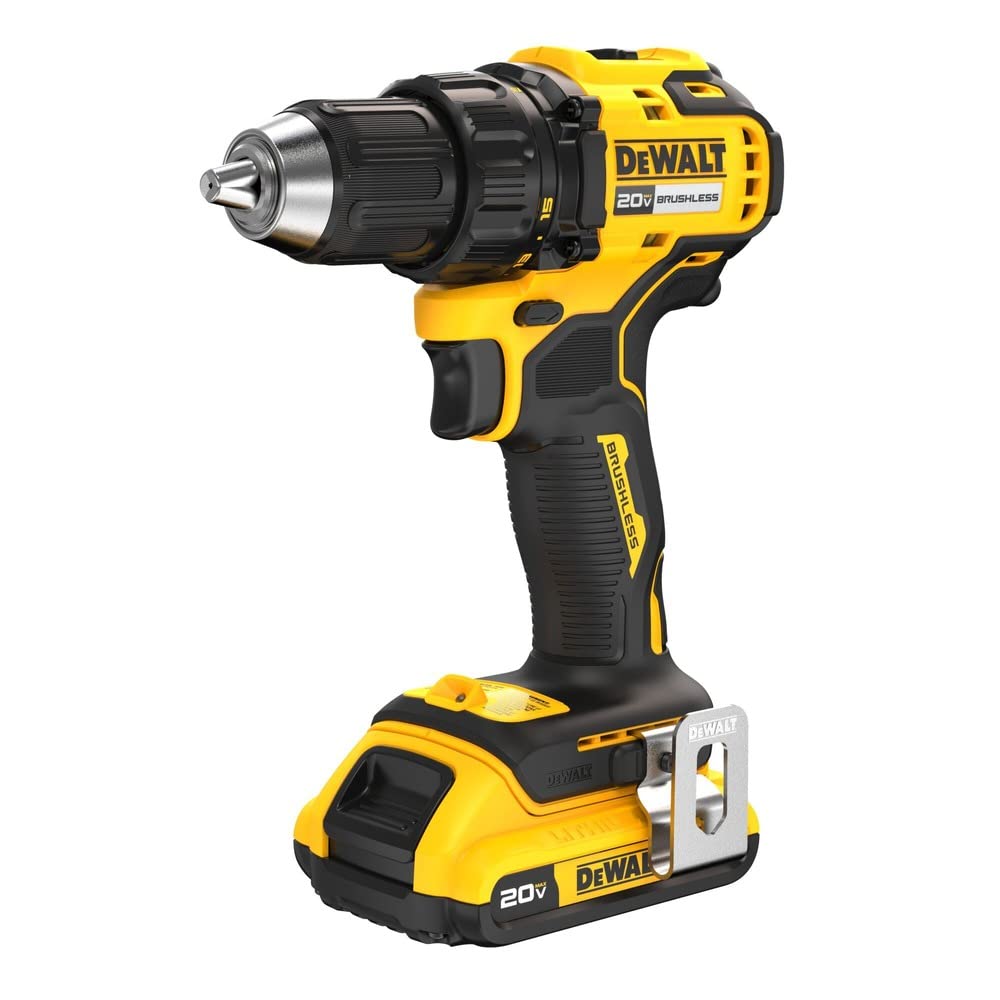 DEWALT 20V MAX Brushless 1/2 in. Cordless Compact Drill Driver Kit, Ratcheting Chuck, LED (DCD793D1) 🍁 All In One Marketplace Canada