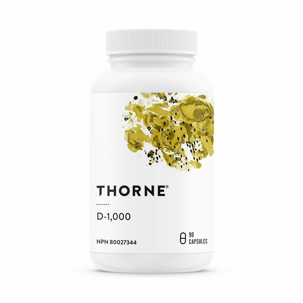 Thorne Vitamin D-1000 - Vitamin D3 Supplement (1,000 IU) for Healthy Bones and Muscles - 90 Capsules 🍁 All In One Marketplace Canada