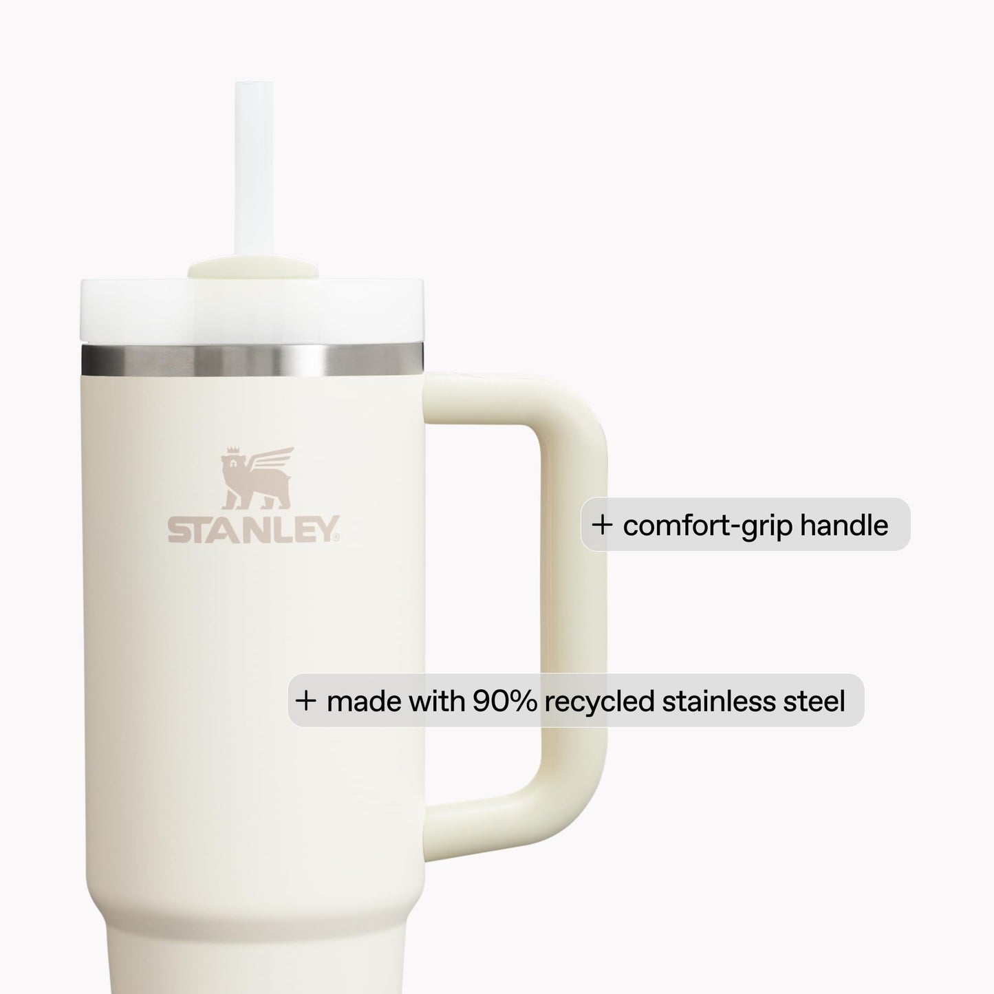 STANLEY Quencher H2.0 Tumbler with Handle and Straw 40 oz | Flowstate 3-Position Lid | Cup Holder Compatible for Travel | Insulated Stainless Steel Cup | BPA-Free | Cobalt 🍁 All In One Marketplace Canada