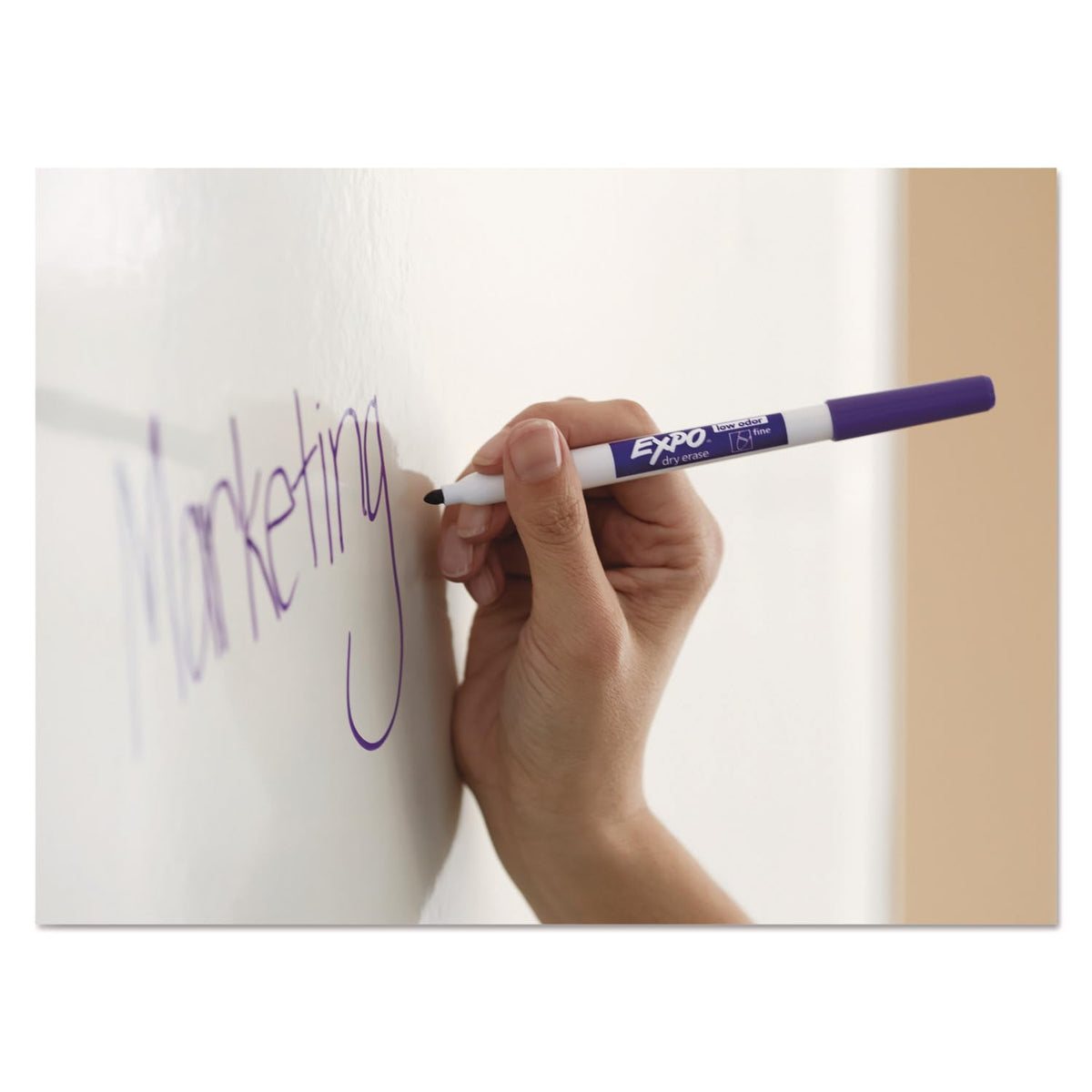 EXPO Dry Erase Markers, Low Odour Ink, Black, Fine Tip, 12 Count 🍁 All In One Marketplace Canada