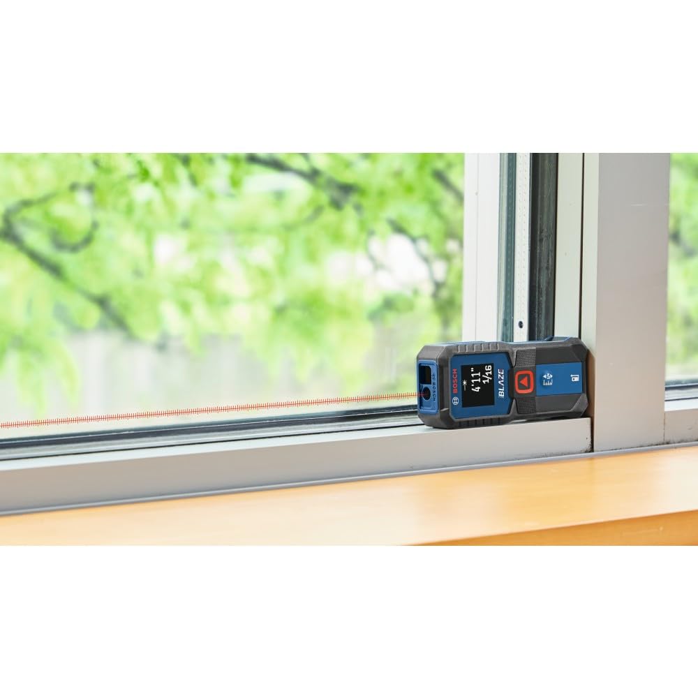 BOSCH GLM100-23 100 Ft Blaze Laser Distance Measure, Includes 2 AA Batteries, Distance Measuring Laser 🍁 All In One Marketplace Canada