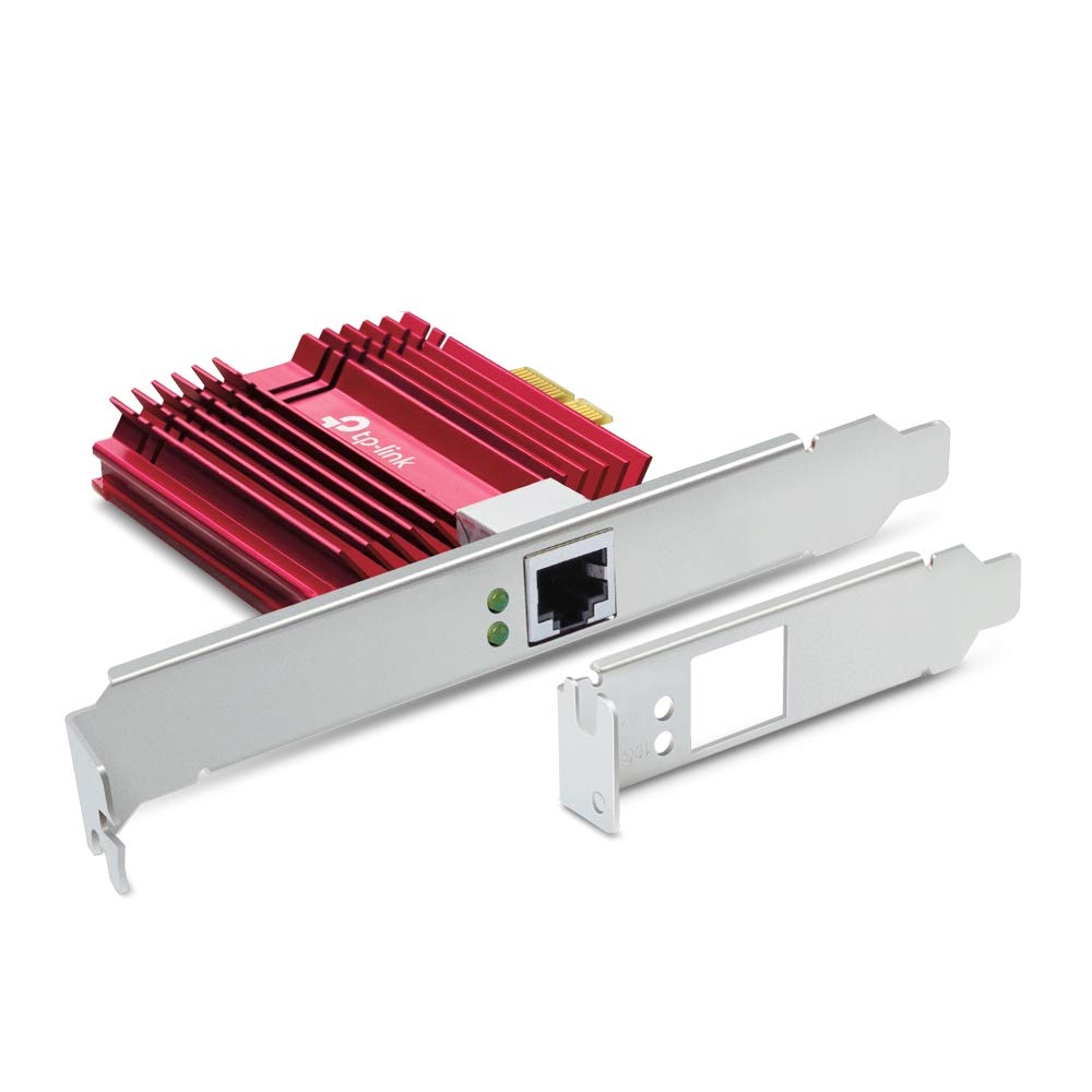 TP-Link 10GB PCIe Network Card (TX401) - PCIe to 10 Gigabit Ethernet Network Adapter, Supports Windows 11/10/8.1/8/7, Windows Servers 2019/2016/2012 R2, and Linux, Including a CAT6A Ethernet Cable 🍁 All In One Marketplace Canada