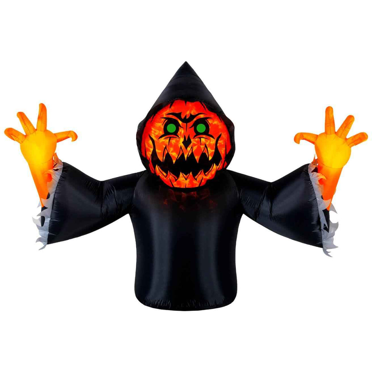 Occasions Halloween 7 Foot Inflatable Pumpkin Reaper with Swirling Lights