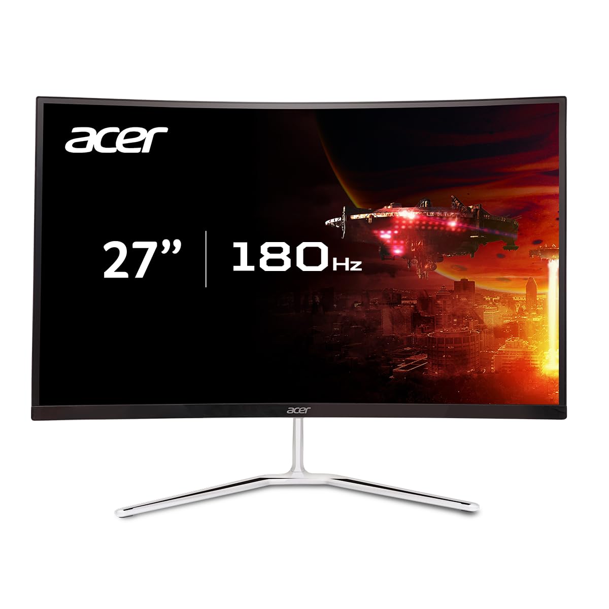 Acer EDA270U Pbmiipx 27" WQHD (2560 x 1440) 1500R Curved Widescreen Gaming Display | AMD FreeSync Premium | 1ms (VRB) | up to 170Hz Refresh | HDR 10 | 2 Speakers | Display Port and HDMI Cable Incl. 🍁 All In One Marketplace Canada