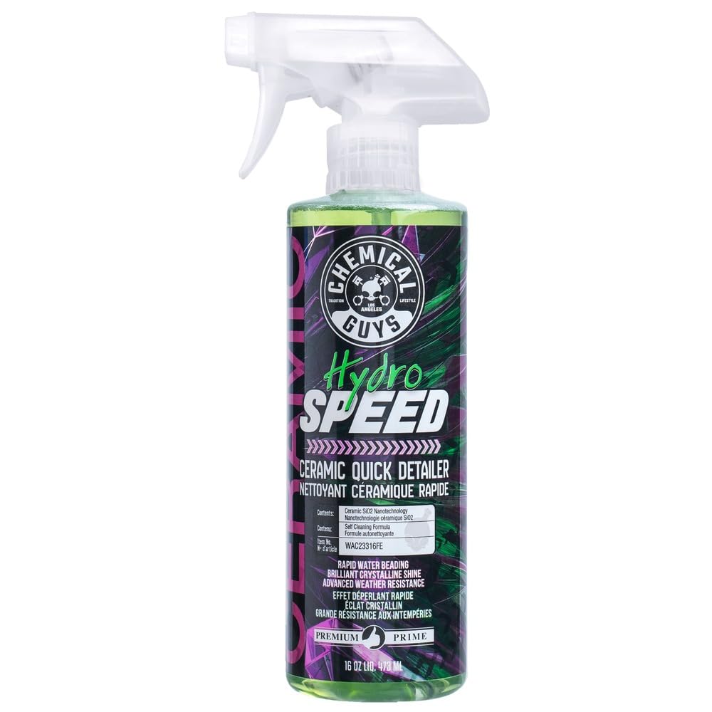 Chemical Guys HydroSpeed Ceramic Quick Detailer, Safe for Cars, Trucks, SUVs, Motorcycles, RVs & More, 473 ml 🍁 All In One Marketplace Canada