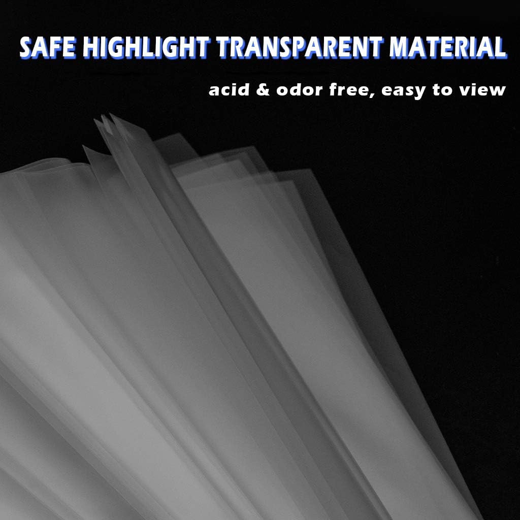 Sheet Protectors - 50 Sheets 4 mils[0.04mm] Strong Extra Heavyweight Clear Top Load 8.5 x 11 Inch Highlight Transparent Acid-Free for 3 Ring Binder OS0150 🍁 All In One Marketplace Canada