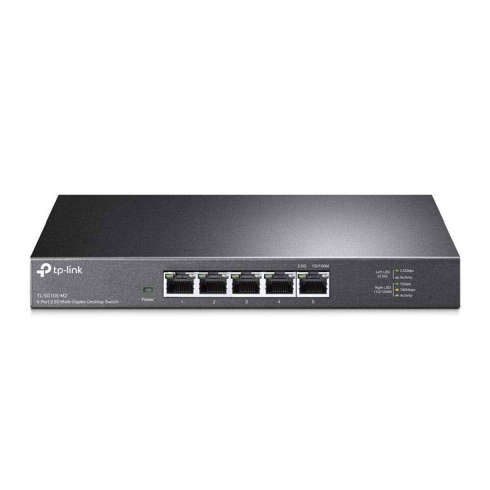 TP-Link TL-SG105-M2 | 5 Port Multi-Gigabit Unmanaged Network Switch, Ethernet Splitter | 2.5G Bandwidth | Plug & Play | Desktop/Wall-Mount | Fanless Metal Design 🍁 All In One Marketplace Canada