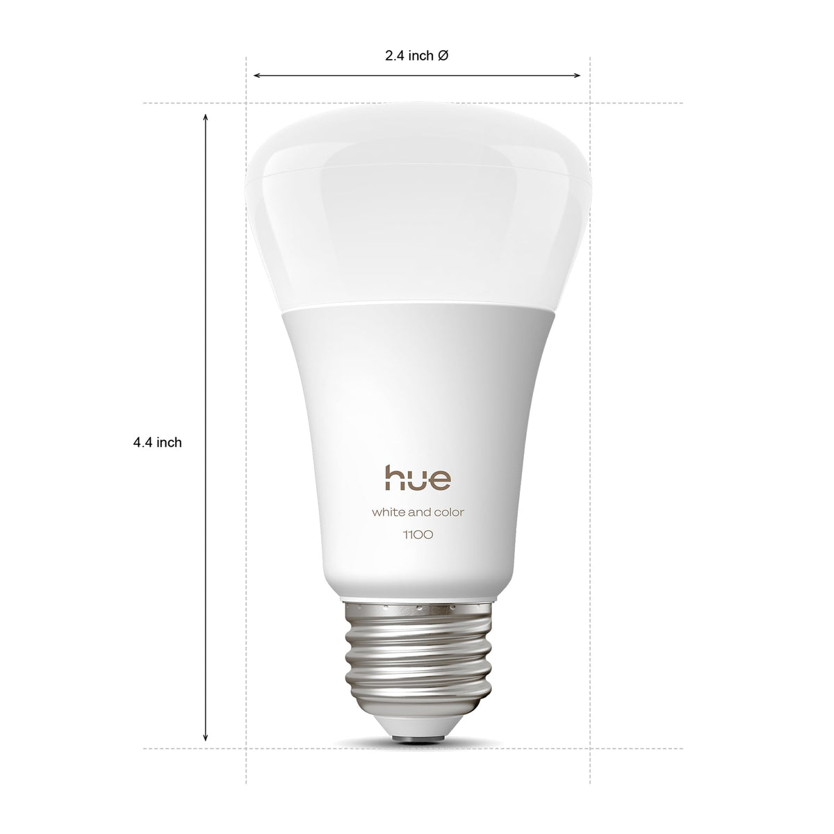 Philips Hue Smart LED A19 Bulb, White and Color Ambiance, E26 Base, 9.5W, Full Spectrum Light 1000K-20000K, 1100 Lumens, Dimmable, Works with Alexa, Google Assistant, and Apple Home, 1 Pack 🍁 All In One Marketplace Canada